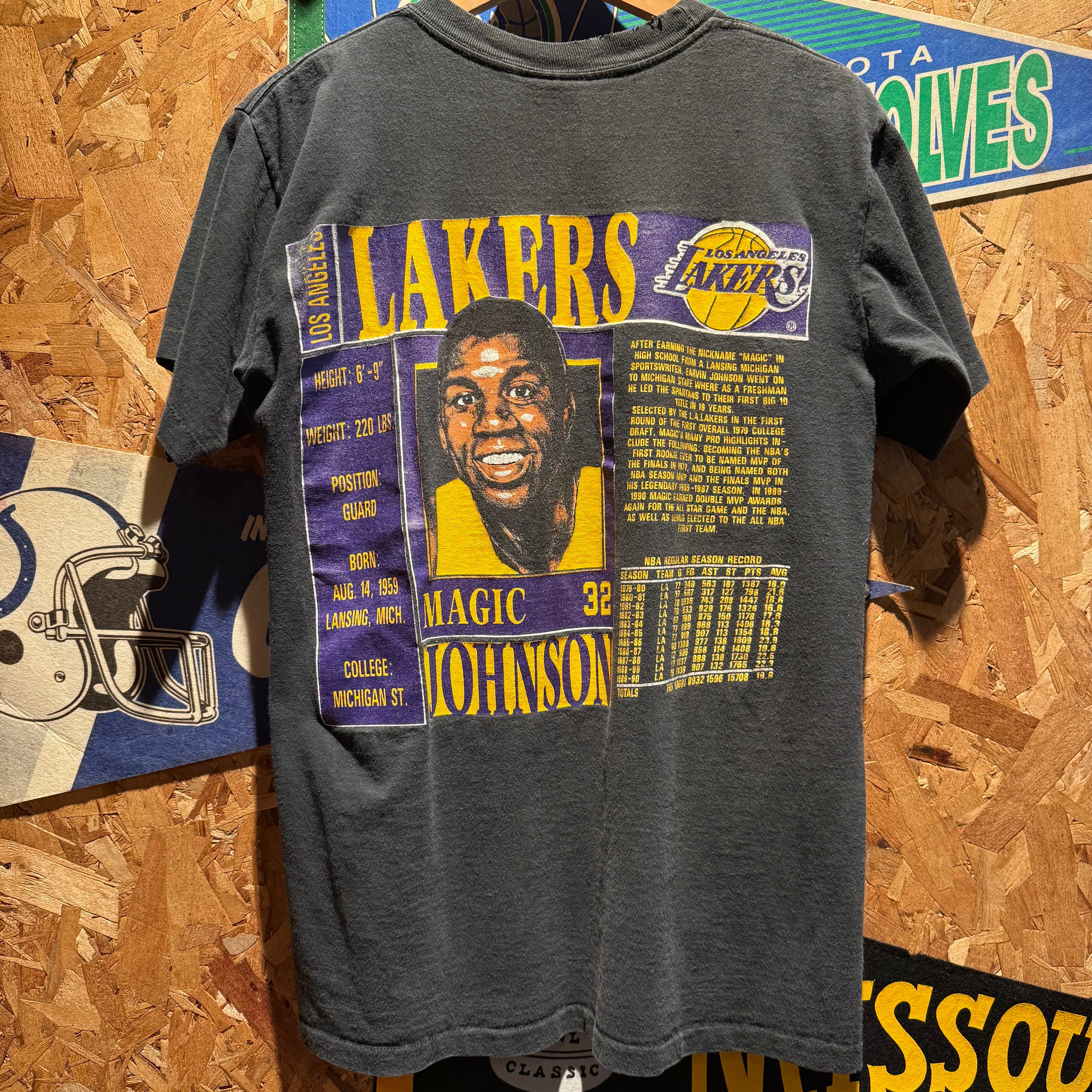 VTG NBA Los Angeles Lakers Magic Johnson T-Shirt: M