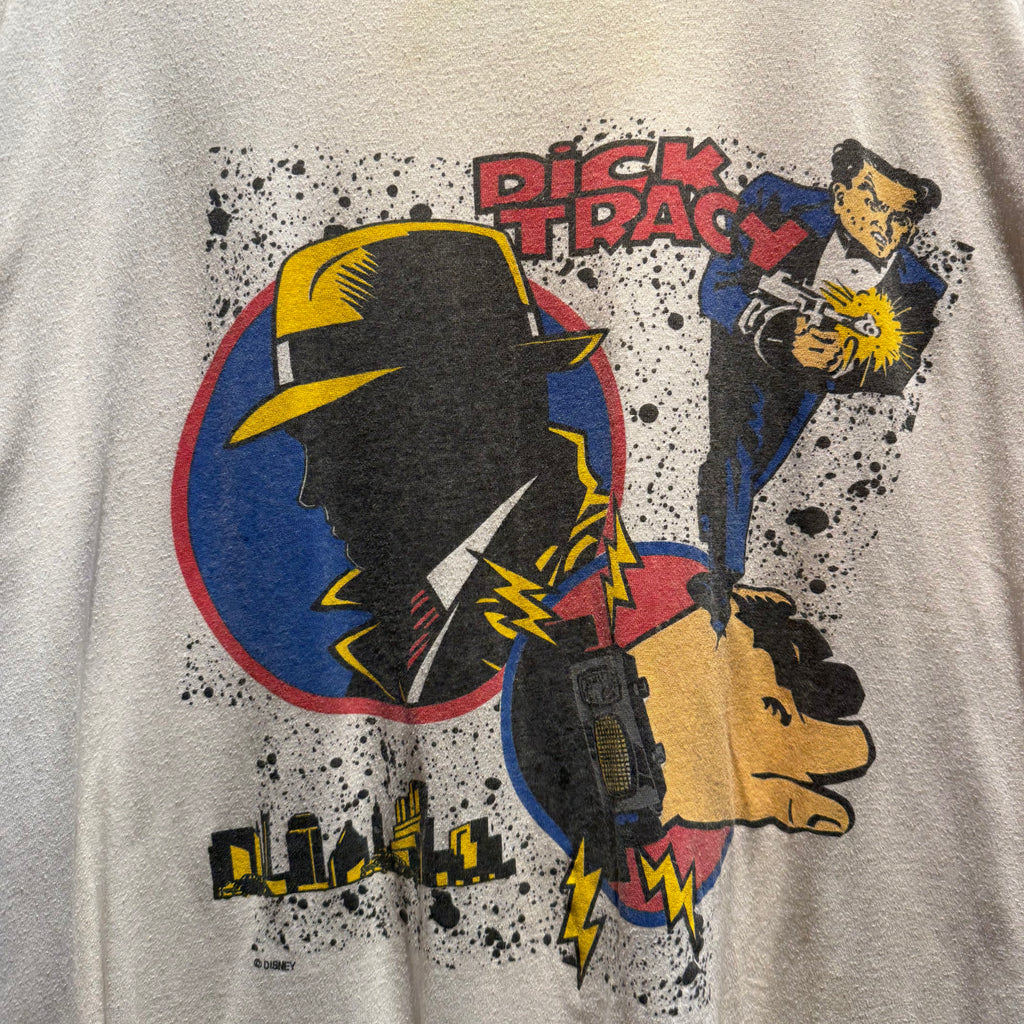 VTG Dick Tracy Police Detective Comic Graphic T-Shirt: XL