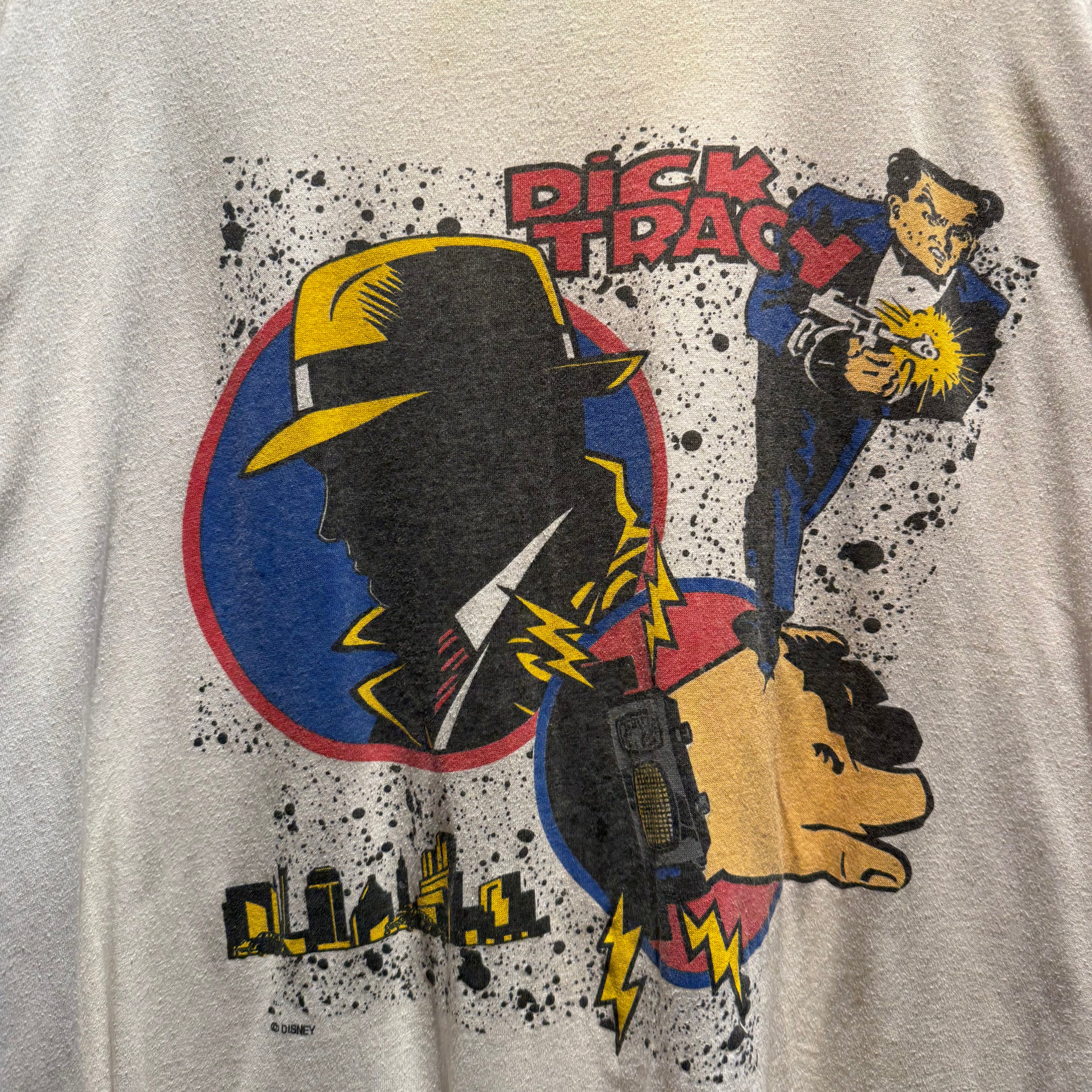 VTG Dick Tracy Police Detective Comic Graphic T-Shirt: XL