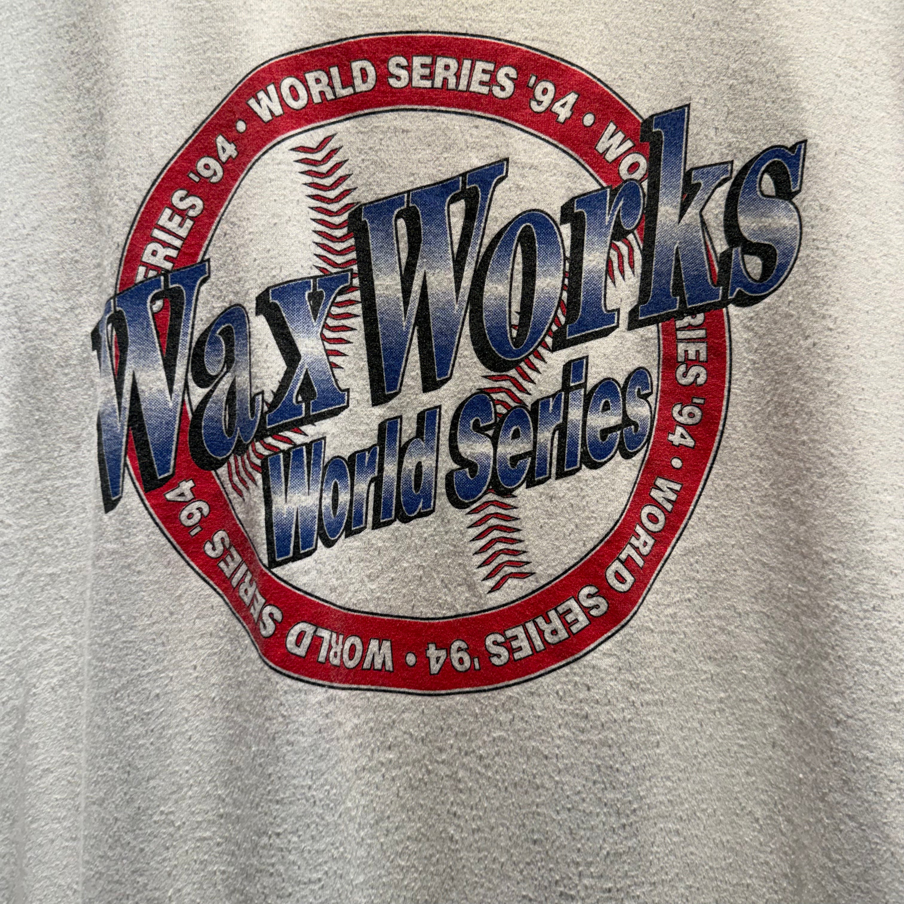 VTG 1994 Wax Works World Series T-Shirt: XL
