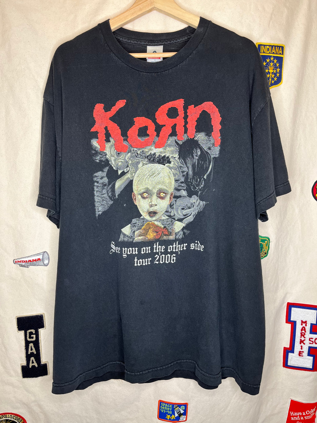 Vintage Korn See You on the Other Side Parking Lot Tour T-Shirt: XL