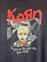 Load image into Gallery viewer, Vintage Korn See You on the Other Side Parking Lot Tour T-Shirt: XL
