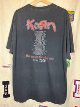 Load image into Gallery viewer, Vintage Korn See You on the Other Side Parking Lot Tour T-Shirt: XL
