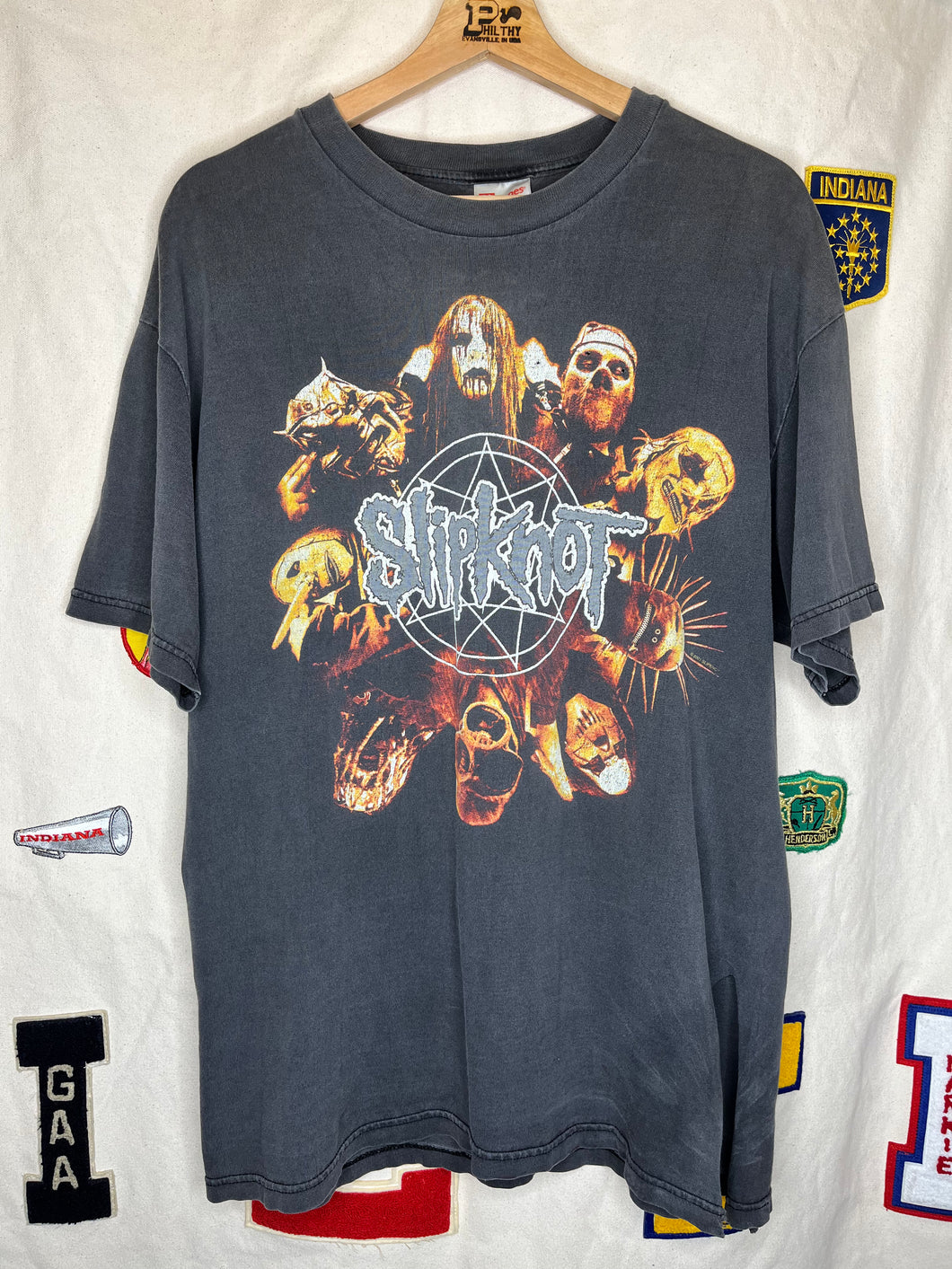 Vintage Slipknot Metal Band T-Shirt: L