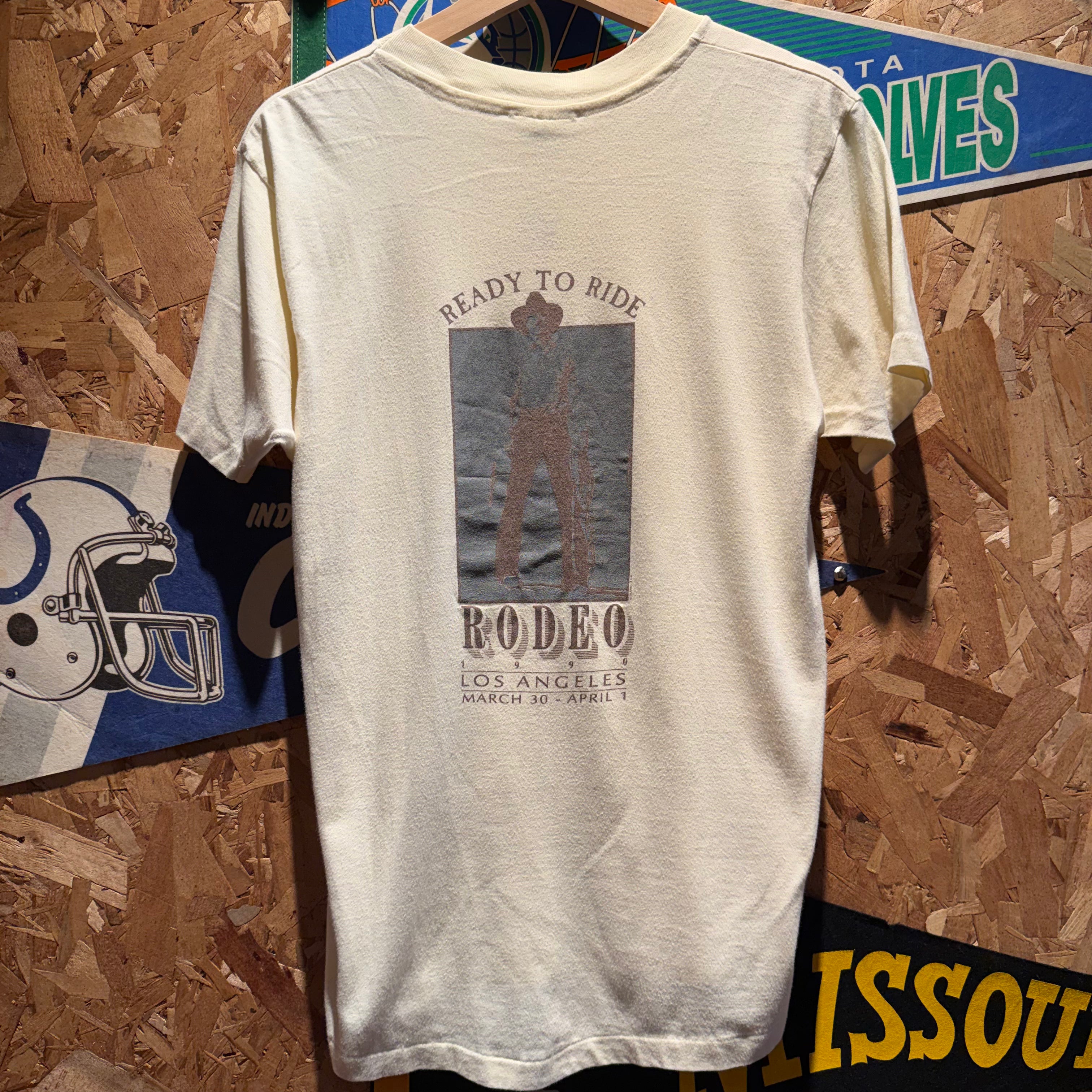 VTG Ready to Ride Blake Little Rodeo T-Shirt: M