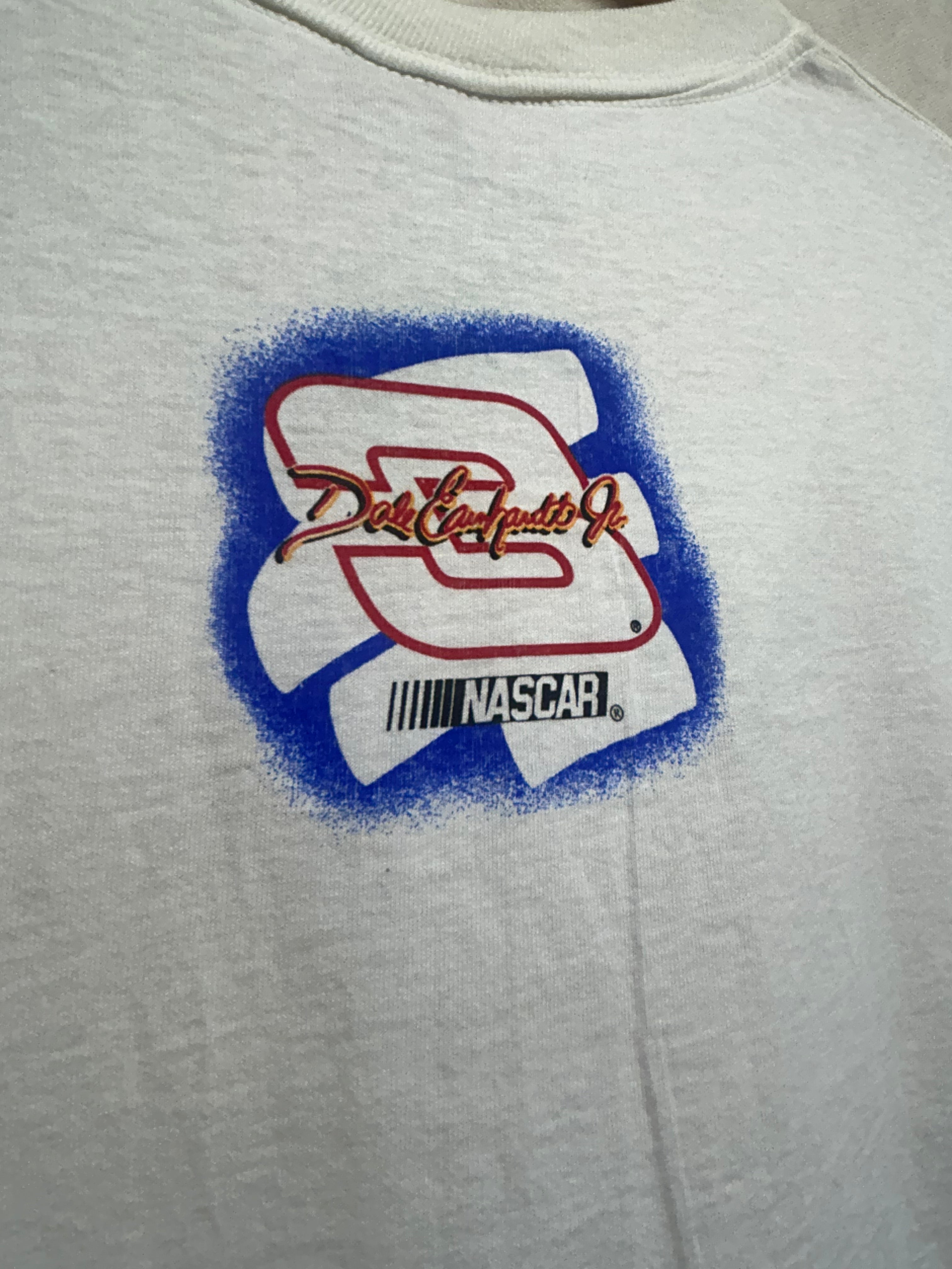 Vintage '98 Dale Earnhardt Jr. White Nascar T-Shirt: XL