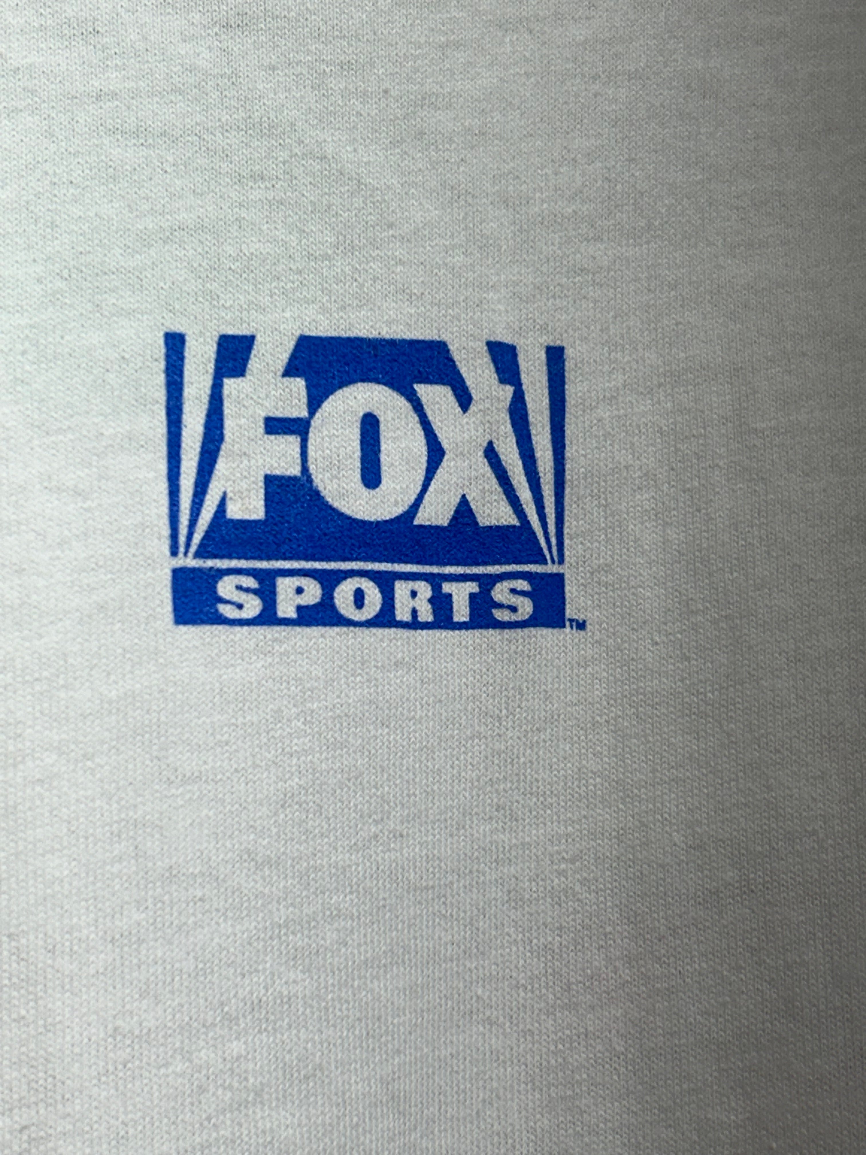 Vintage 2002 Bud Bowl Y2K Fox Sports White T-Shirt: XL