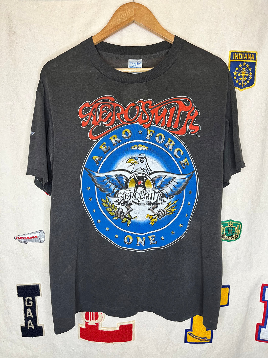 Vintage Aerosmith Aero Force One Band Tour T-shirt: L