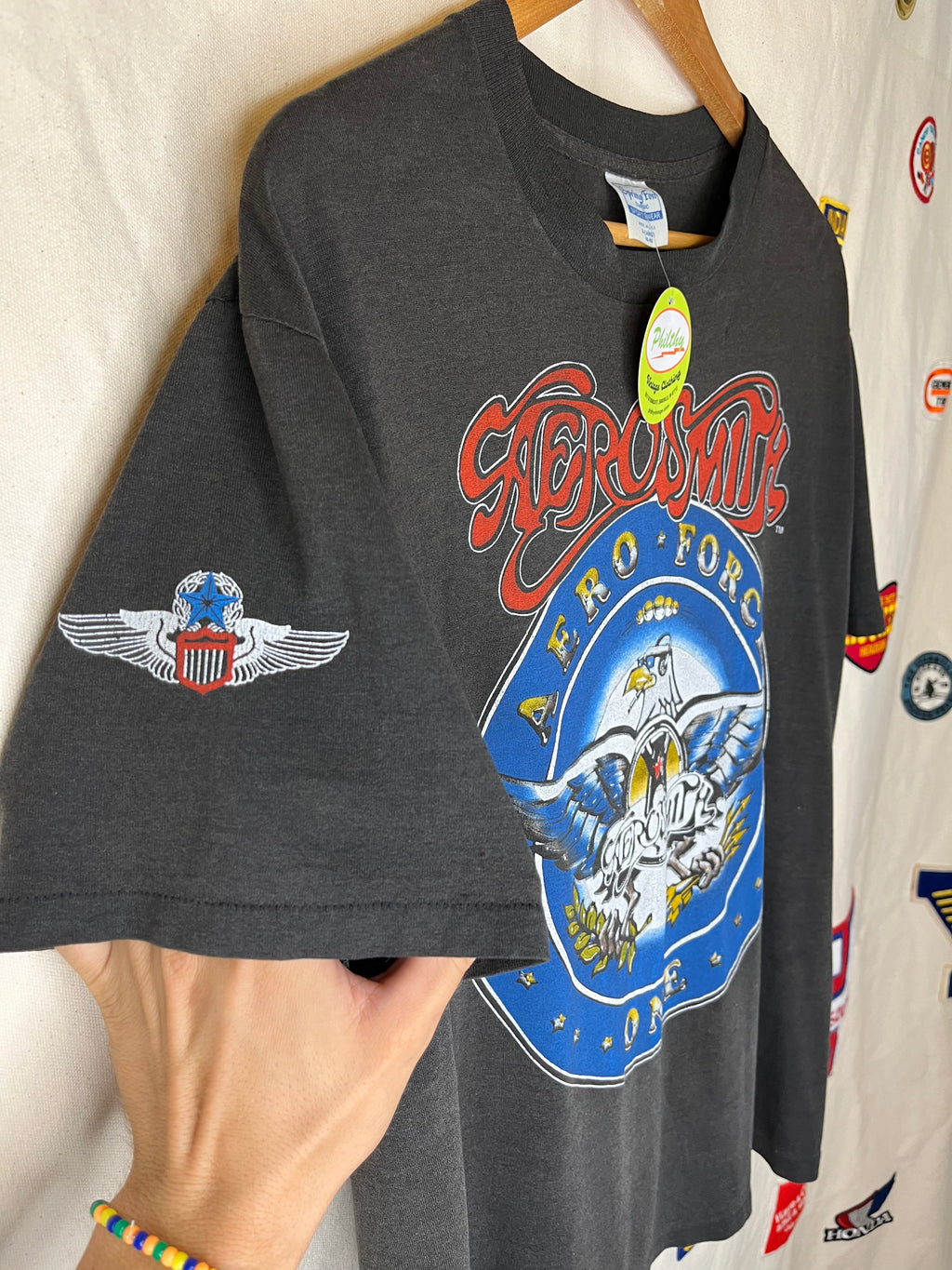 Vintage Aerosmith Aero Force One Band Tour T-shirt: L