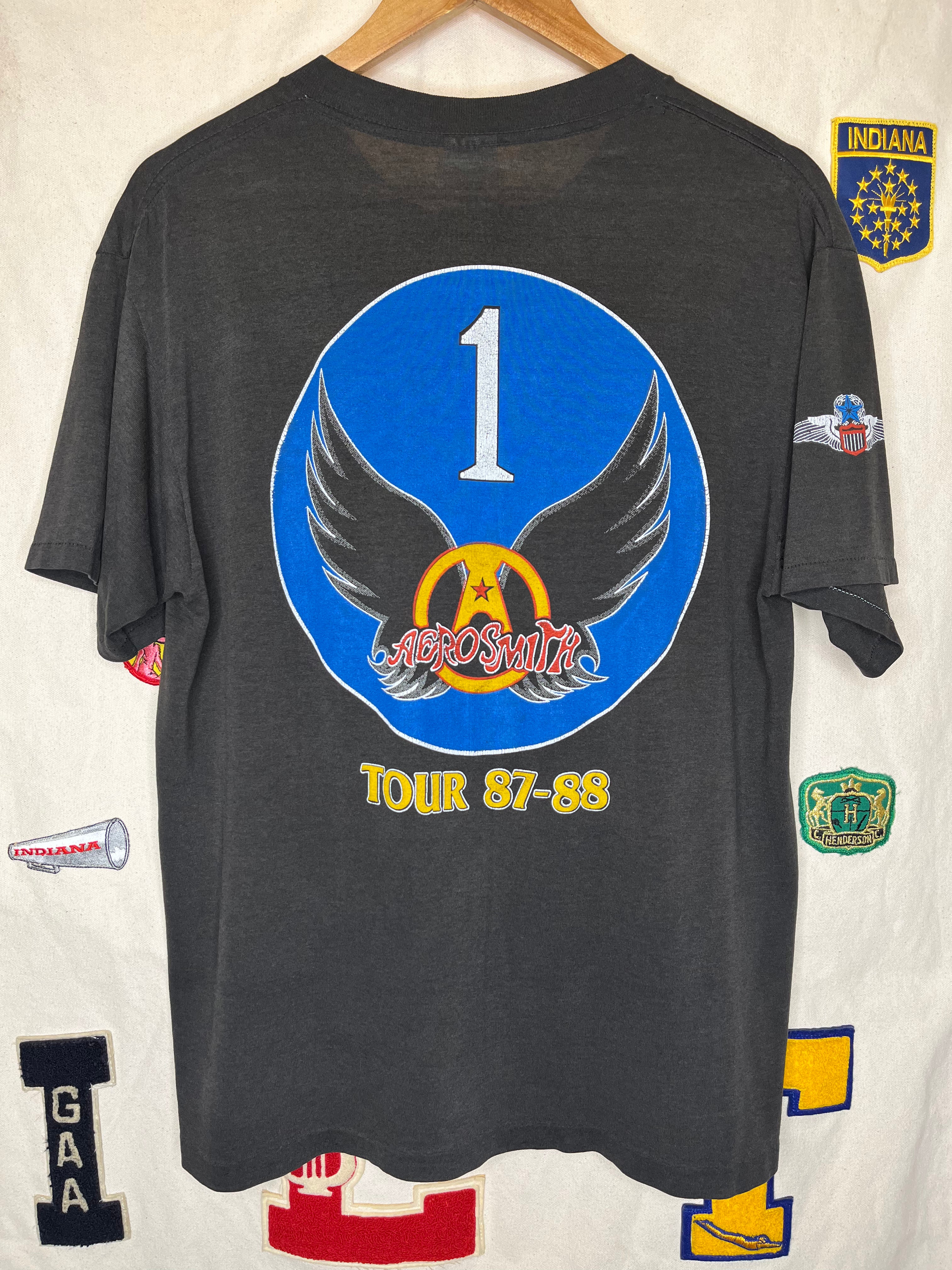 Vintage Aerosmith Aero Force One Band Tour T-shirt: L
