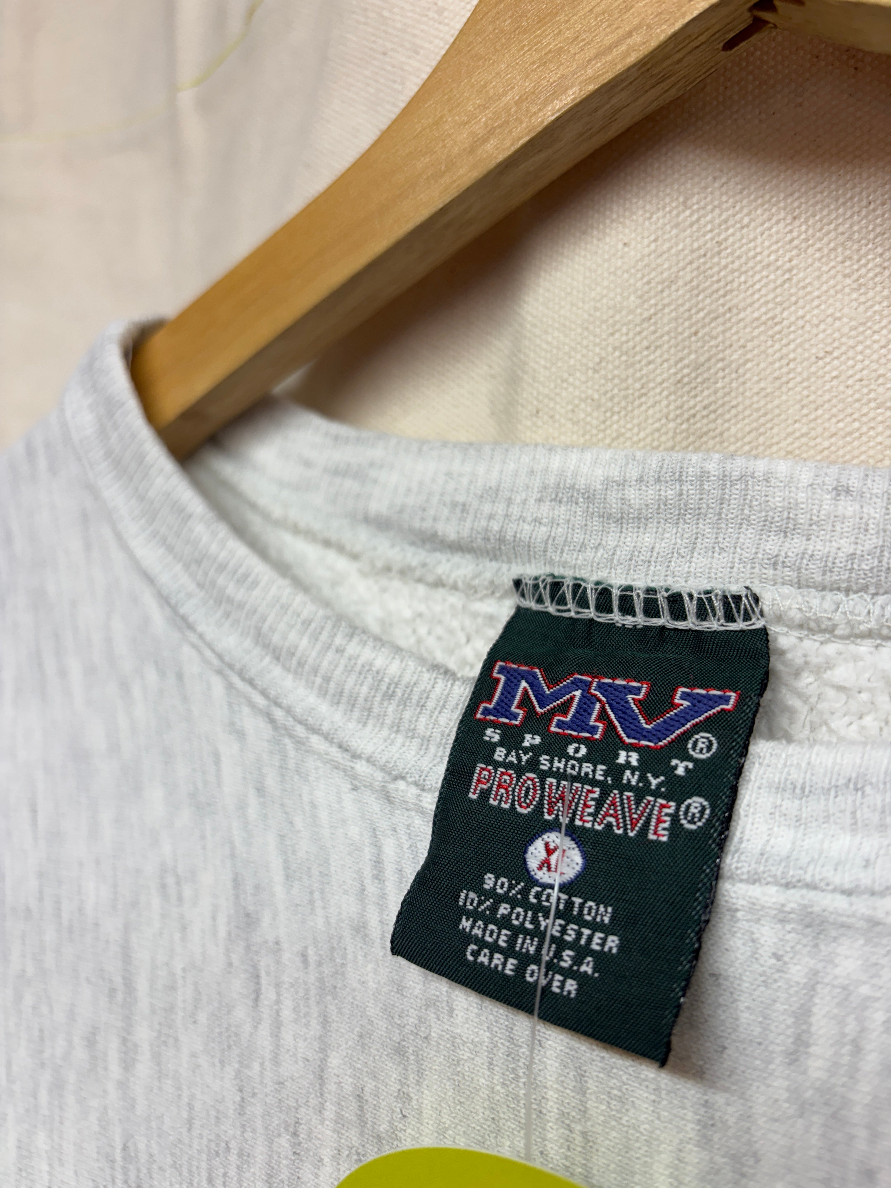 Vintage Murray State Racers Kentucky Grey Pro Weave Crewneck Sweatshirt: XL