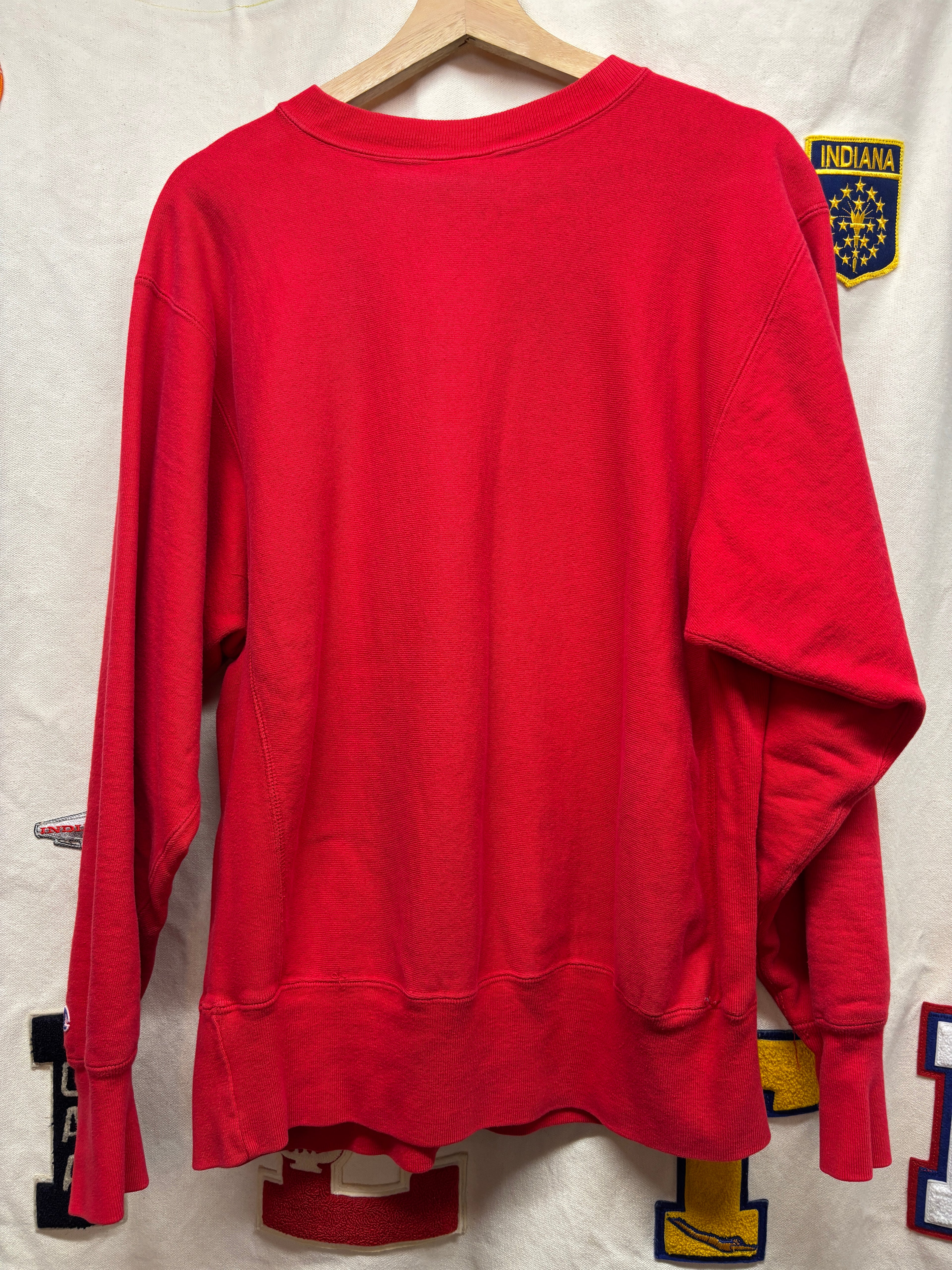 Vintage University of Arizona Wildcats U of A Red 80's Champion Reverse Weave: Large