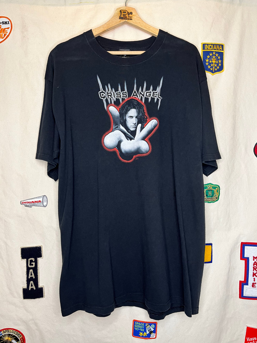 Vintage Criss Angel Mindfreak Magician T-Shirt: XL