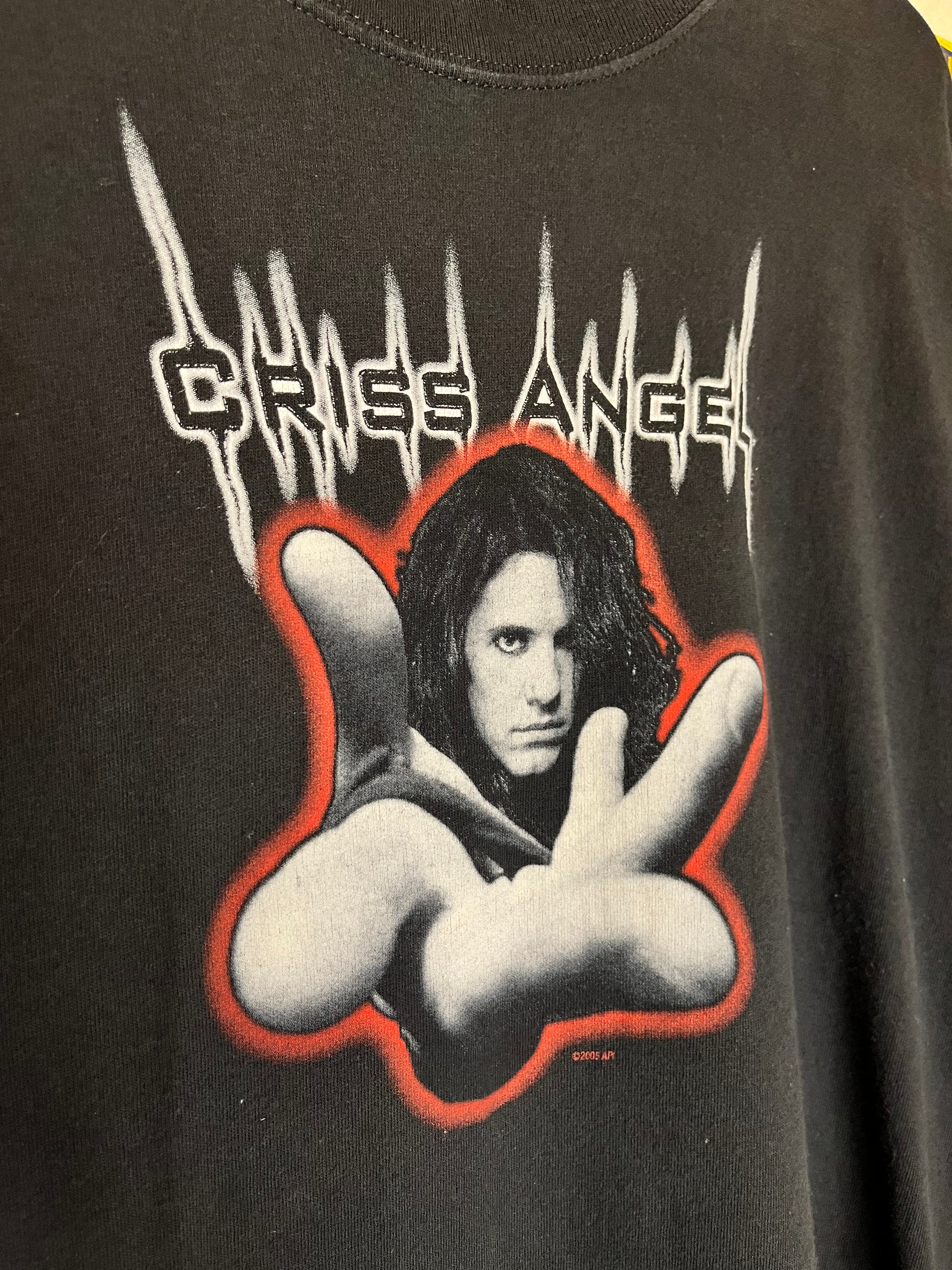 Vintage Criss Angel Mindfreak Magician T-Shirt: XL