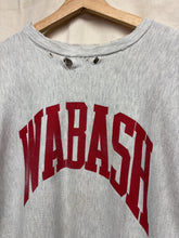 Load image into Gallery viewer, Vintage Wabash College Indiana Little Giants Grey Pro Weave Crewneck Sweatshirt: Large
