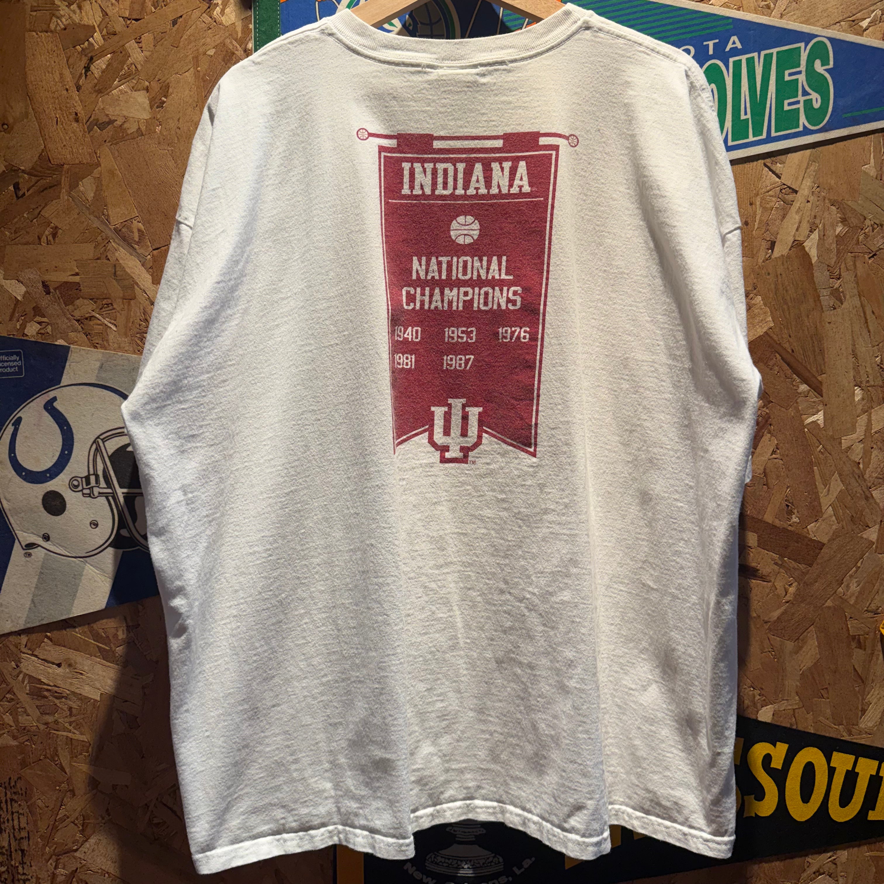 Vintage Nike Indiana University Basketball T-Shirt: XXL