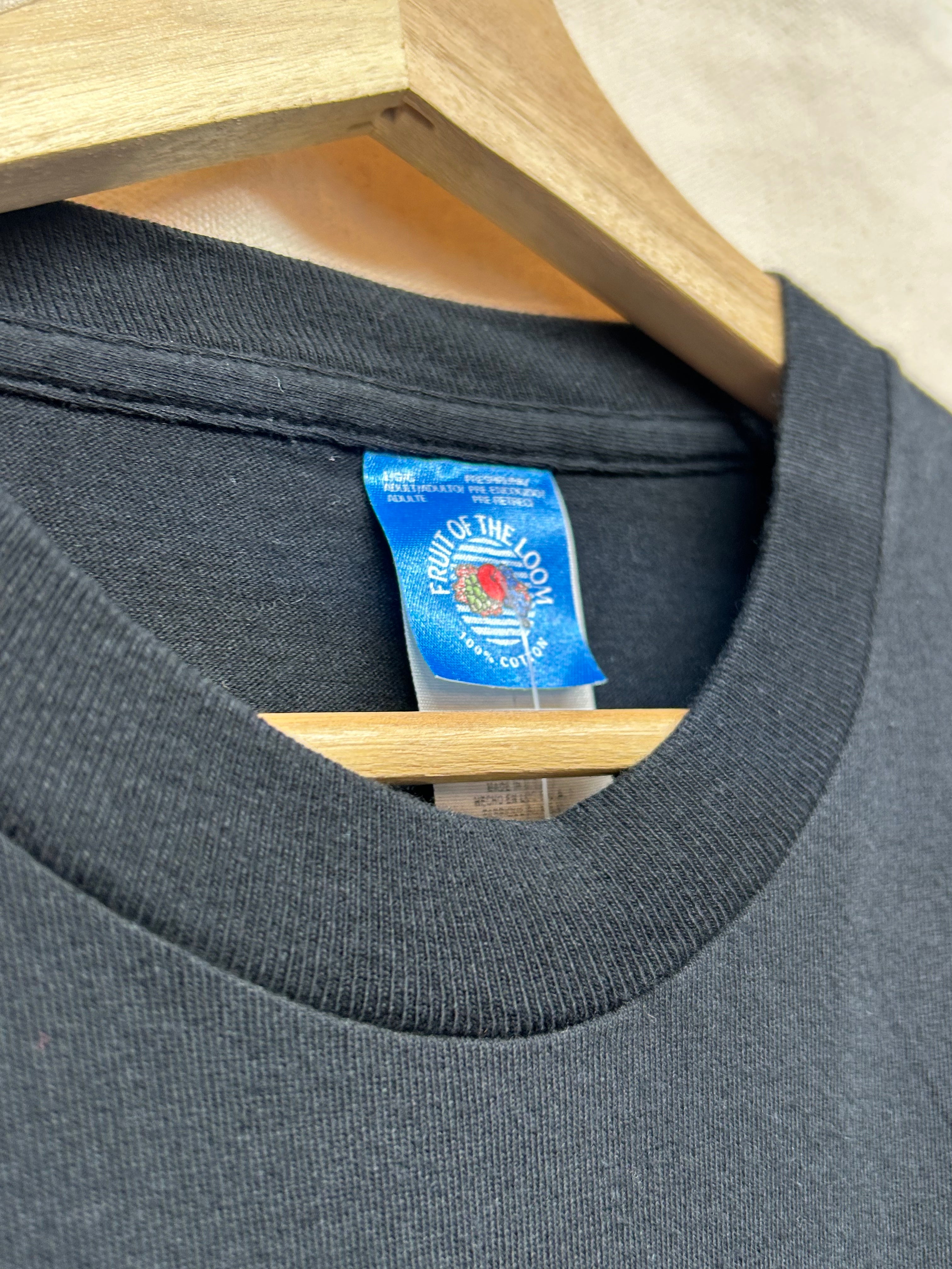 Vintage '96 Mystery Science Theater 3000 Crow T. Robot "JOIN US" Black T-Shirt: L