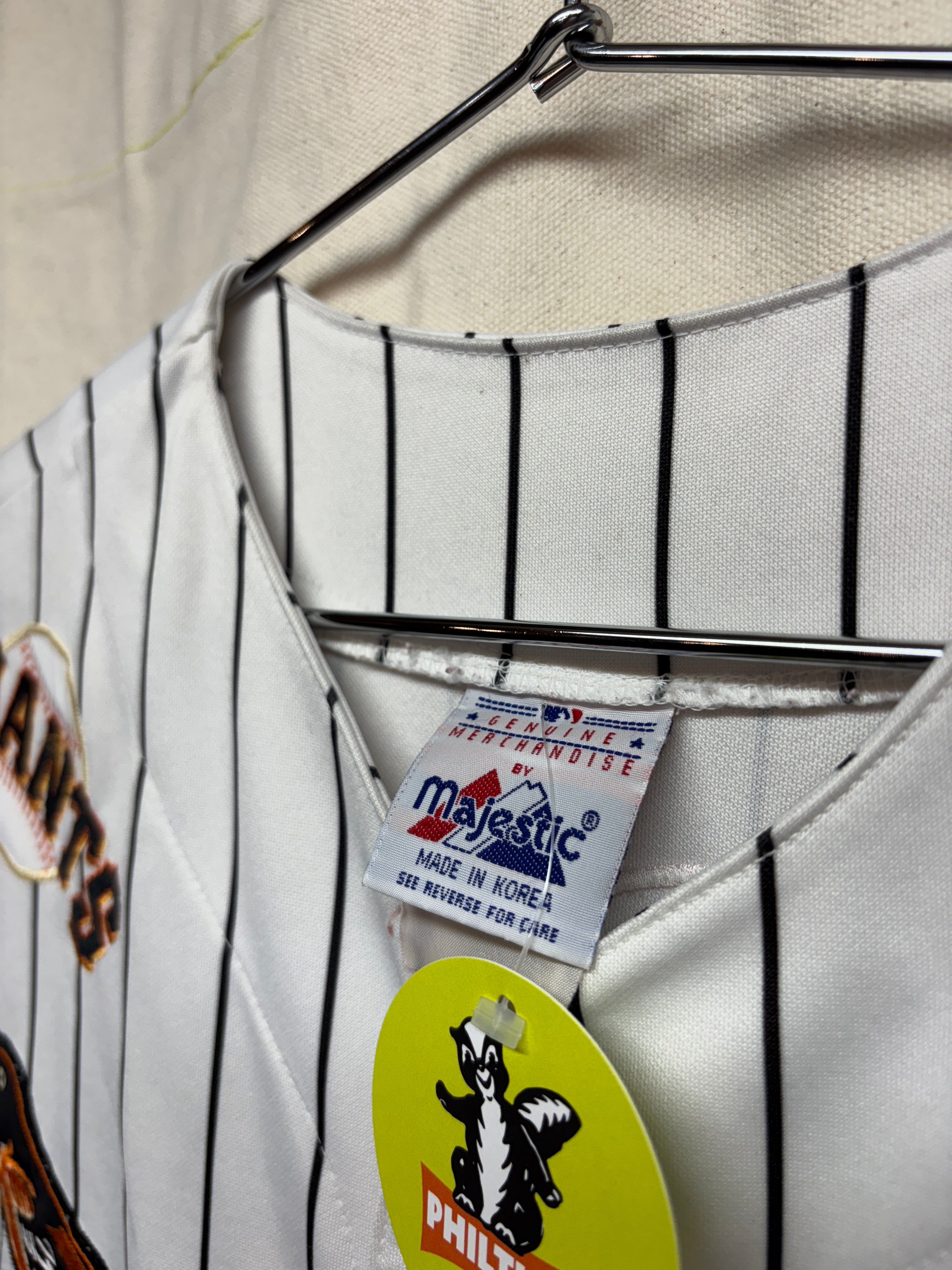 Vintage 2003 MLB All Star Game Chicago Pinstripe Patch Baseball Jersey: Large