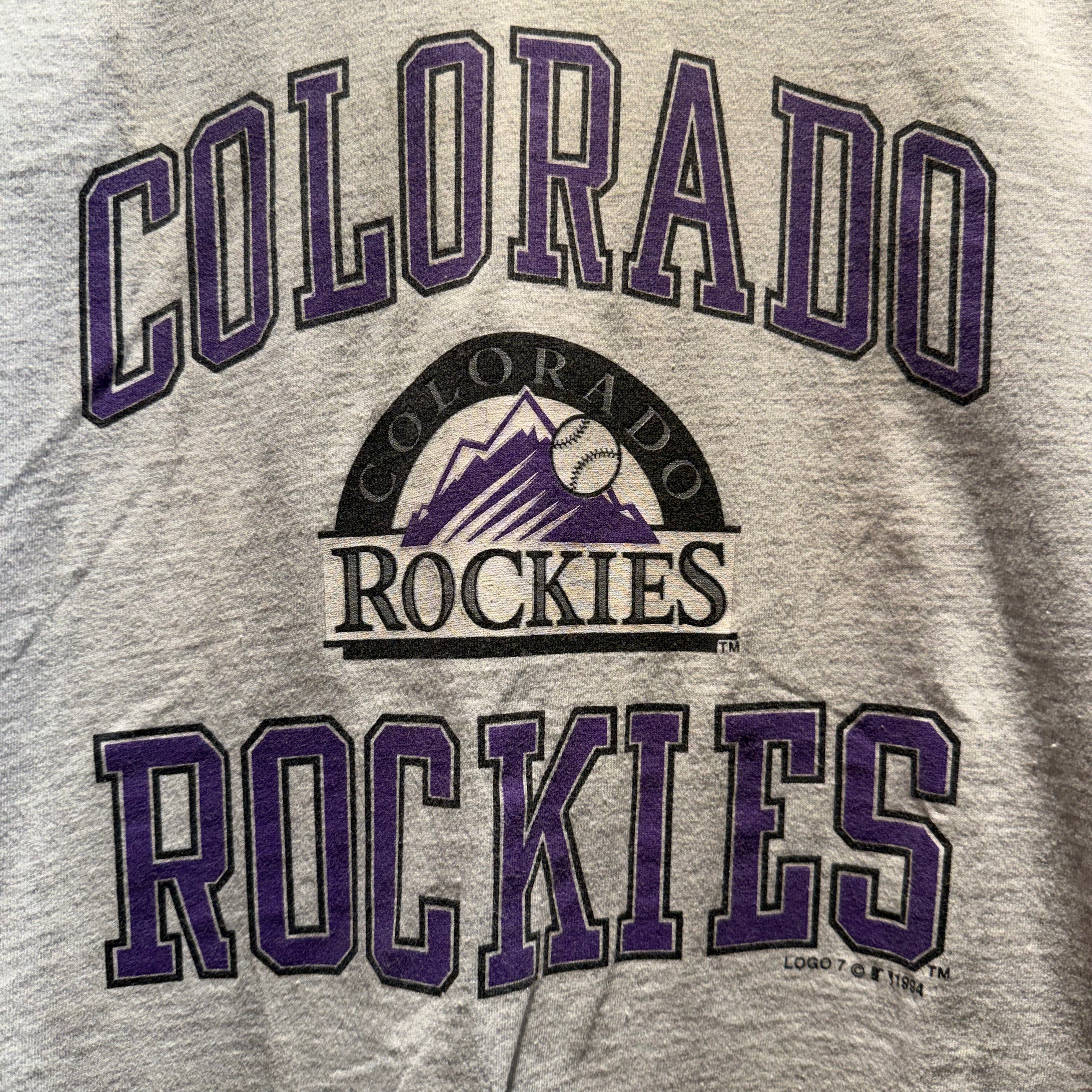 Vintage Colorado Rockies Baseball Team T-Shirt: XS