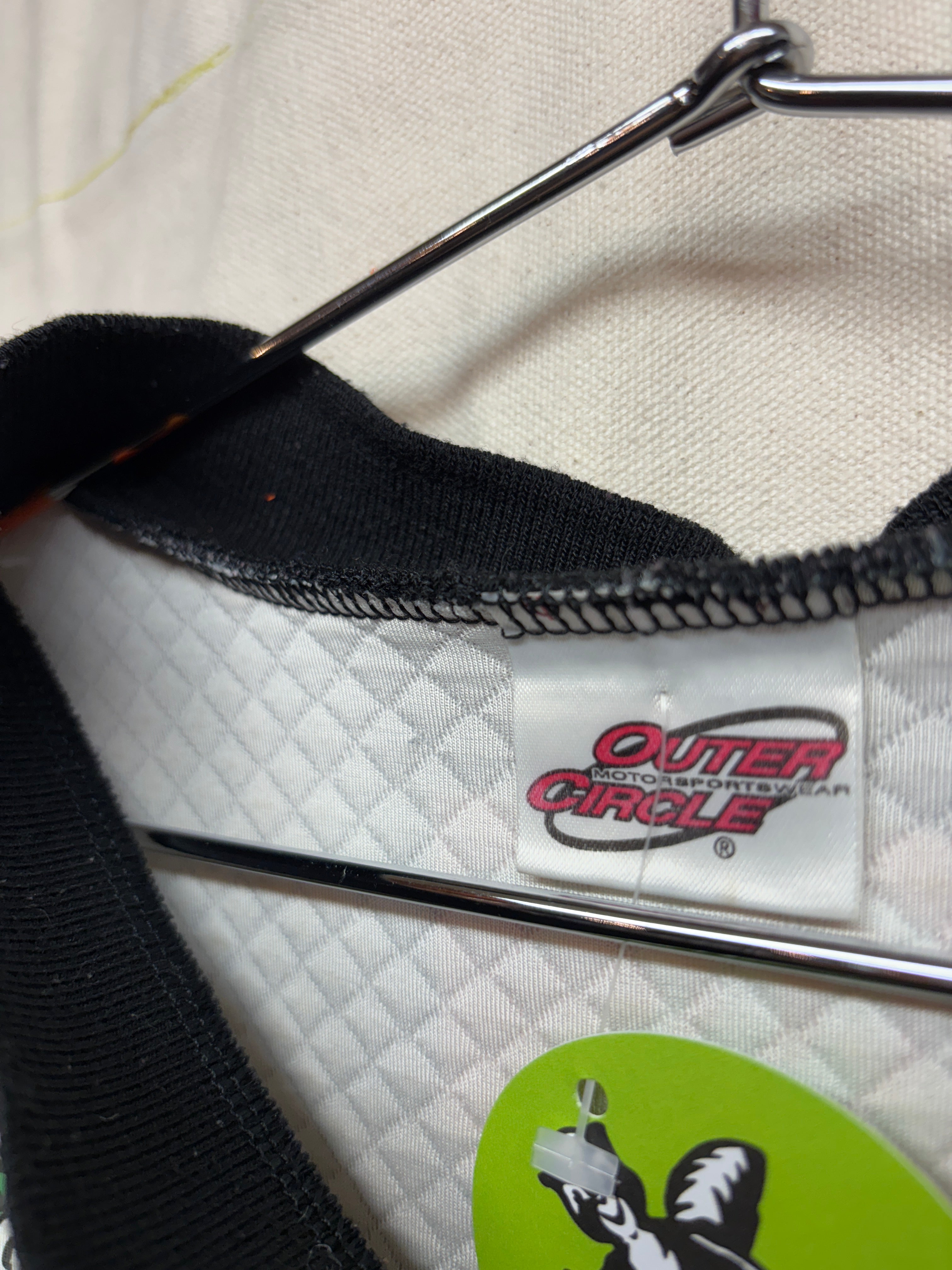 Vintage Skoal Racing Lightning Green NHRA Drag Crew Outer Circle Longsleeve Jersey: Large