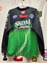 Load image into Gallery viewer, Vintage Skoal Racing Lightning Green NHRA Drag Crew Outer Circle Longsleeve Jersey: Large
