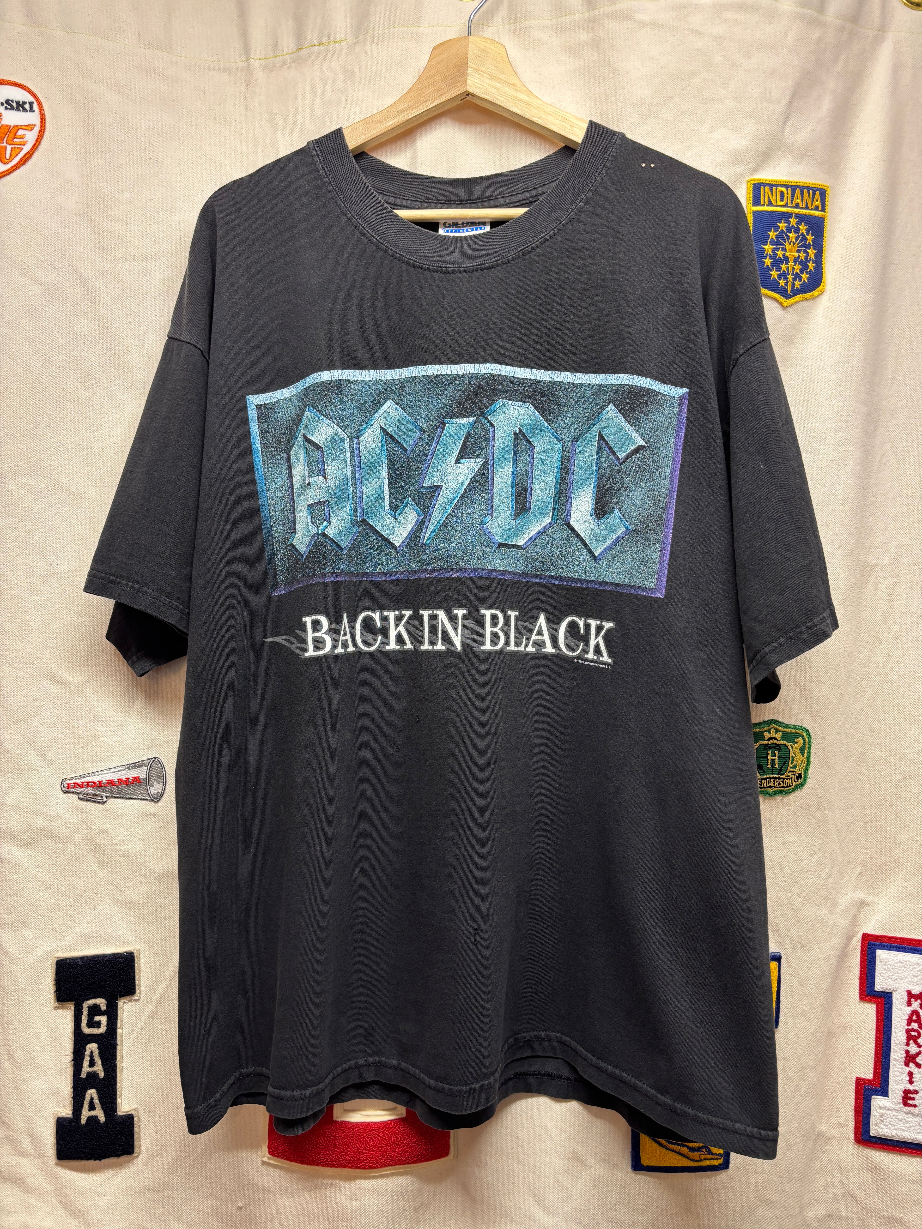 Vintage AC/DC 1996 Back in Black Concert T-Shirt: XL