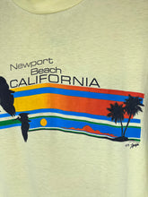 Load image into Gallery viewer, Vintage Newport Beach California Yellow 70&#39;s Tourist T-Shirt: Medium
