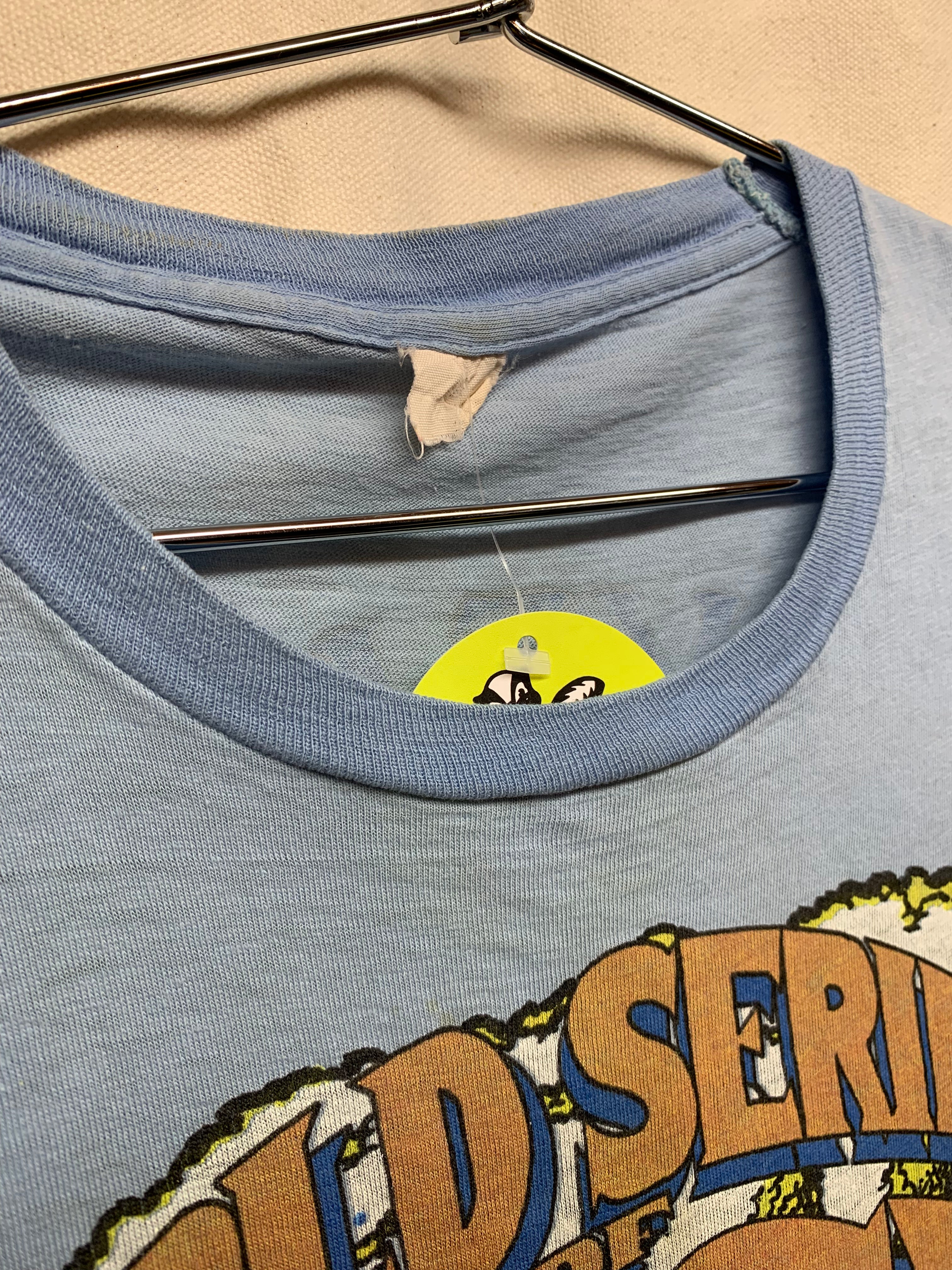 Vintage 1980 World Series Of Rock Cleveland Stadium Def Leppard Bob Seger Large Shirt