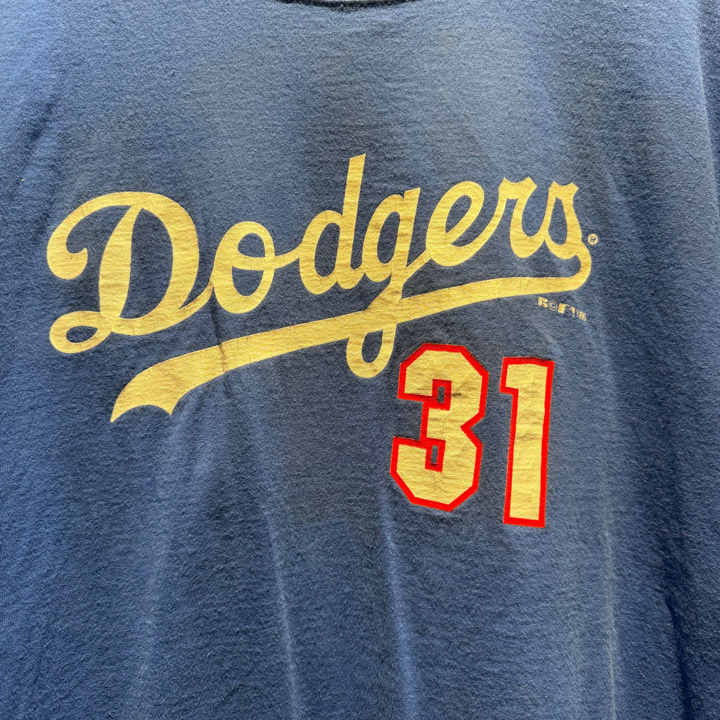 Vintage Los Angeles Dodgers Piazza 31 Baseball T-Shirt: XL