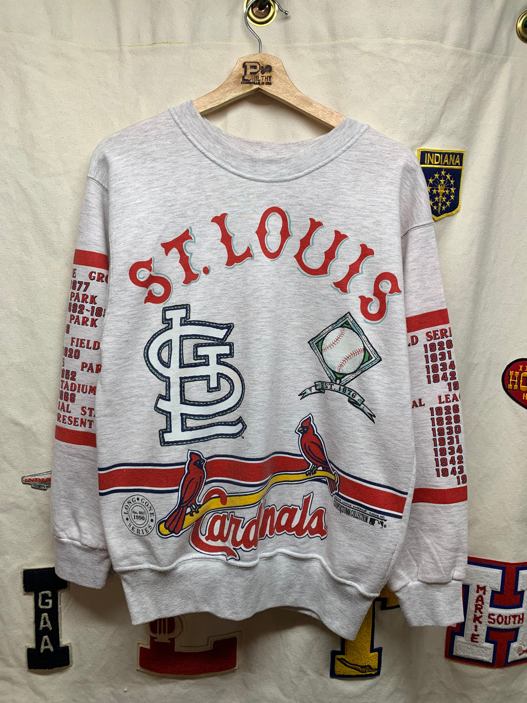 Vintage Long Gone ST Louis Cardinals Baseball MLB Sweatshirt Medium