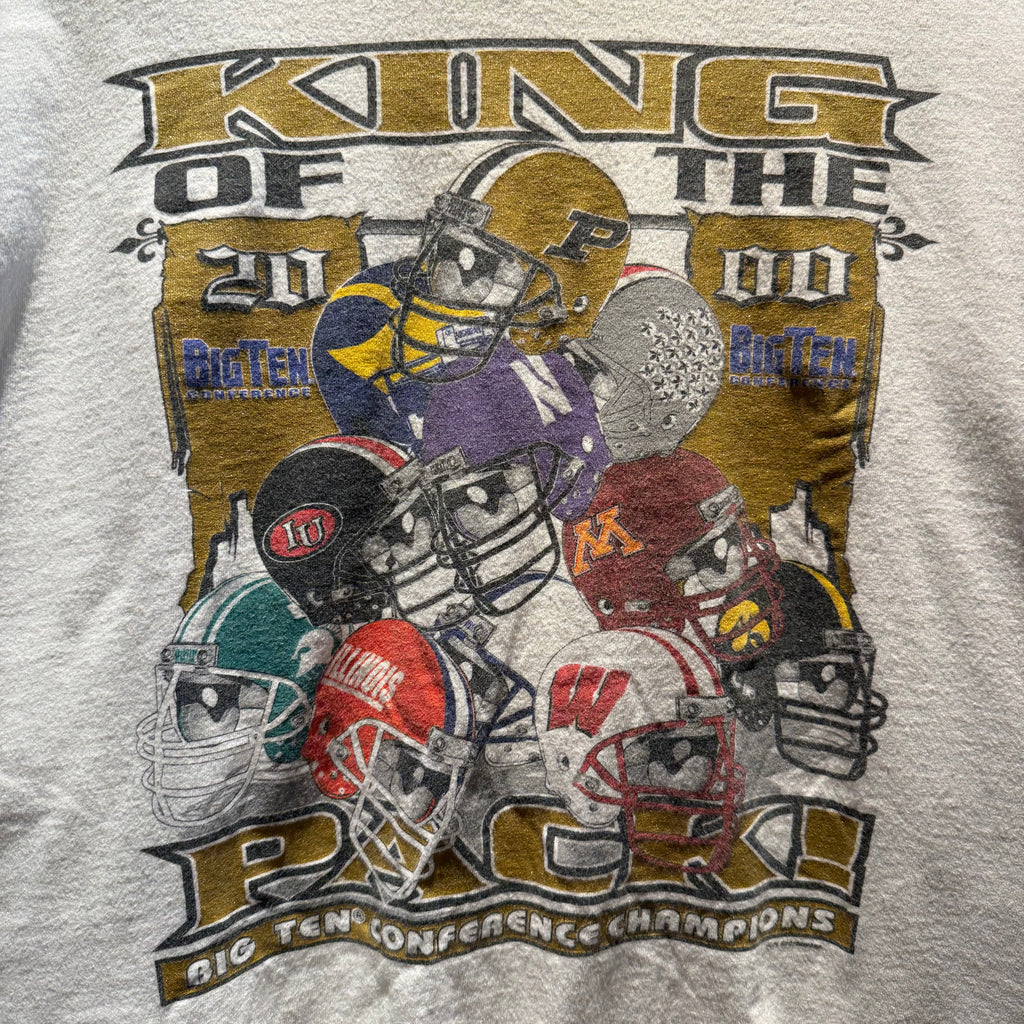 Vintage 2000 Kings of the Pack Big Ten Conference Championship T-Shirt: L