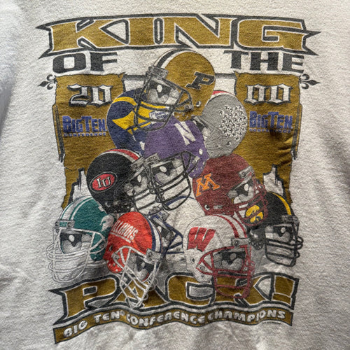 Vintage 2000 Kings of the Pack Big Ten Conference Championship T-Shirt: L