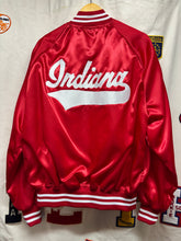 Load image into Gallery viewer, Vtg Indiana Hoosiers Satin Jacket Factory: L
