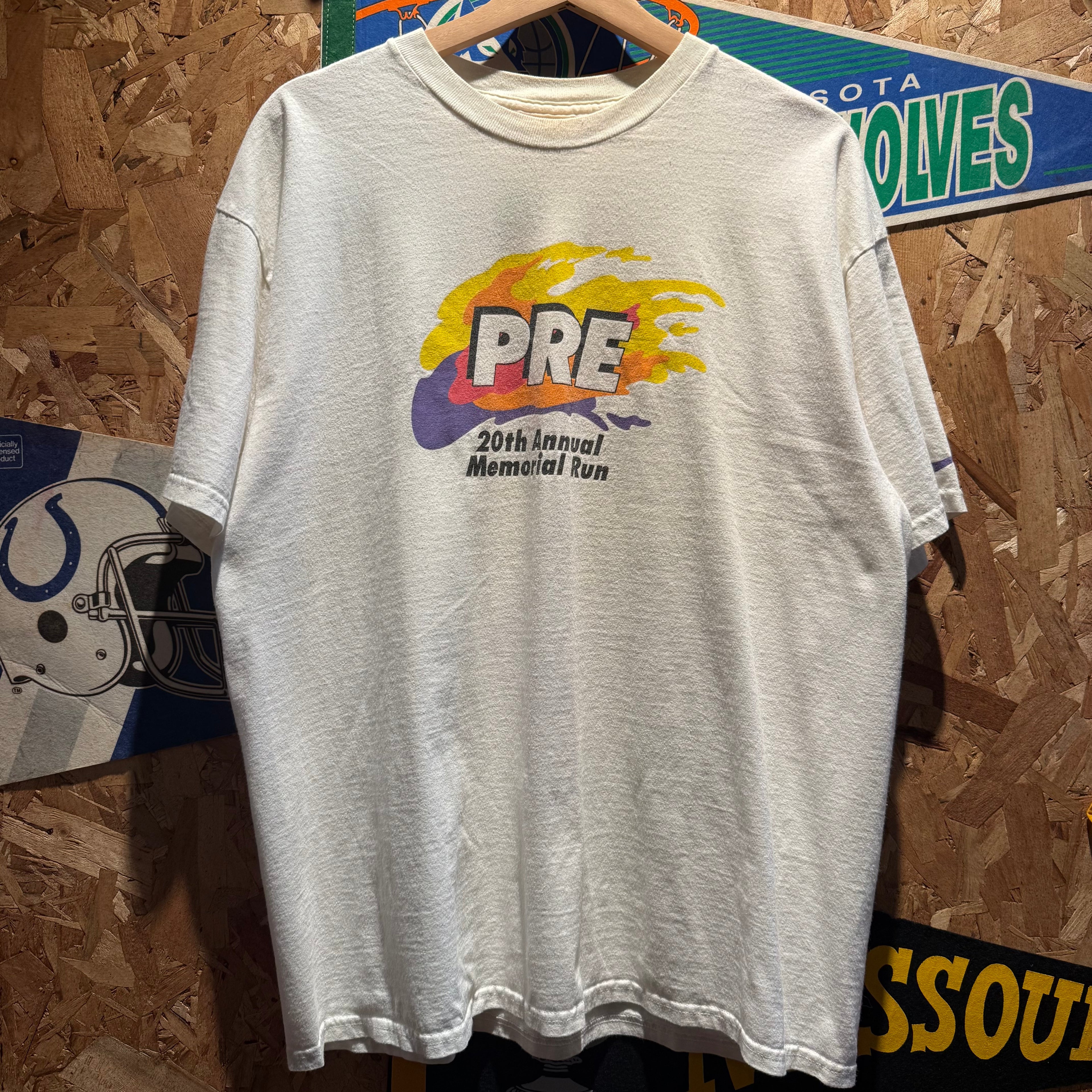 Vintage 1999 20th Annual Prefontaine Memorial 10K Run T-Shirt: L