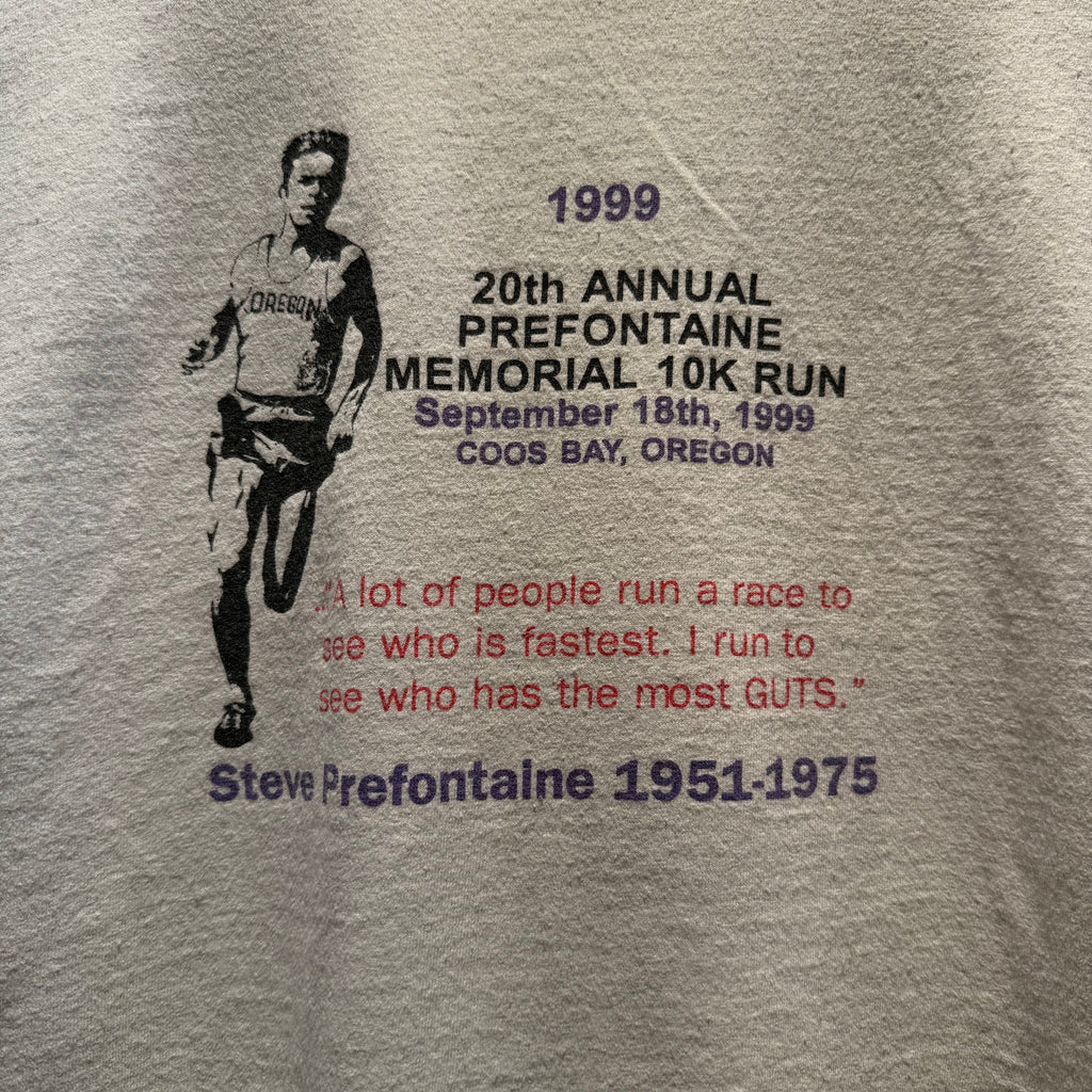 Vintage 1999 20th Annual Prefontaine Memorial 10K Run T-Shirt: L