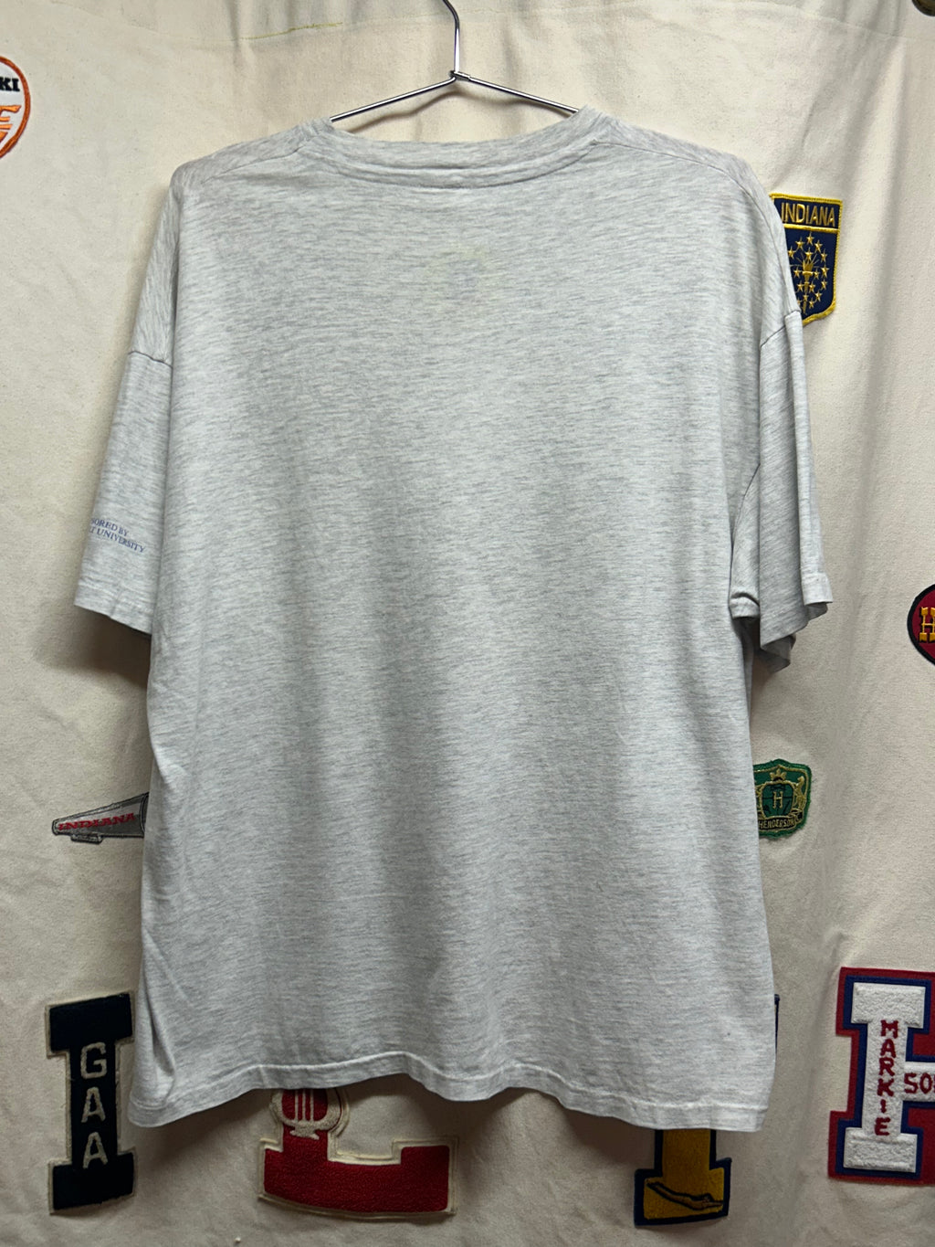 Vintage Middle Tennessee Science Engineering 1995 Vanderbilt Grey T-Shirt: XL