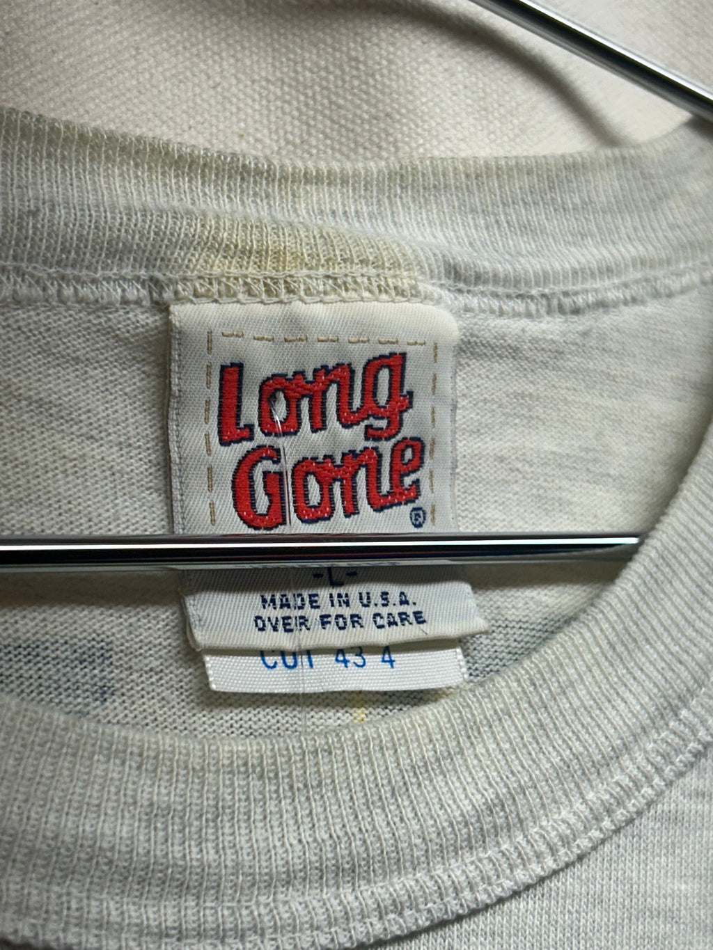 Vintage Notre Dame Long Gone Football History T-Shirt: XL