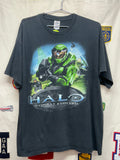 Vintage Halo Combat Evolved Xbox Black T-Shirt: XL