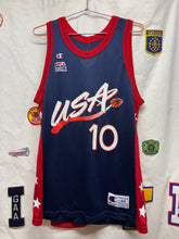 Load image into Gallery viewer, Vintage Reggie Miller USA Olympics 10 Champion Basketball Jersey: Large
