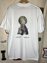 Load image into Gallery viewer, Vintage Cole Haan Maine 1995 Spring Collection Boat Shoes Promo T-Shirt: Large
