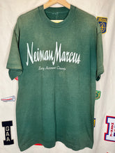 Load image into Gallery viewer, Vintage Neiman Marcus &quot;Every Account Counts&quot; Green Faded Promo T-Shirt: XL
