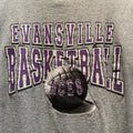 Vintage University of Evansville Purple Aces Basketball T-Shirt: L