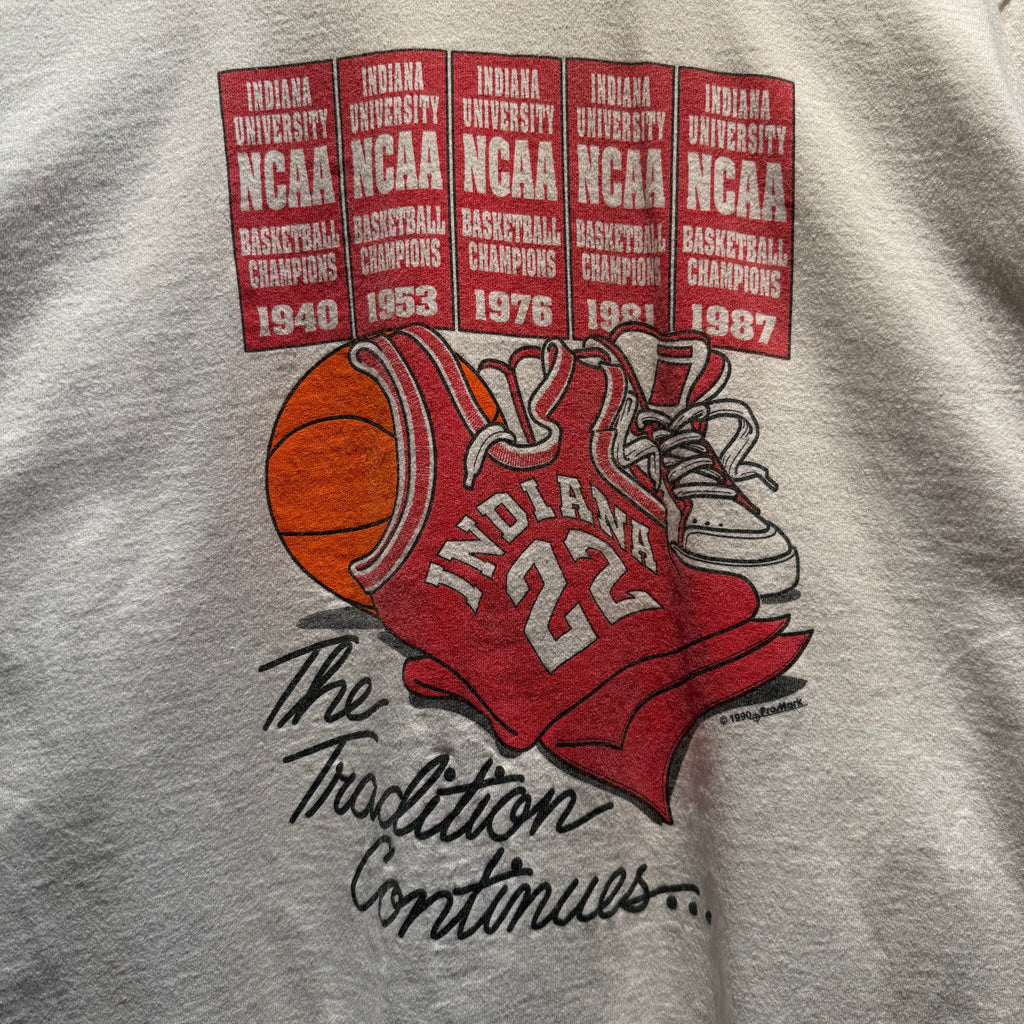 Vintage NCAA University of Indiana T-Shirt: XL
