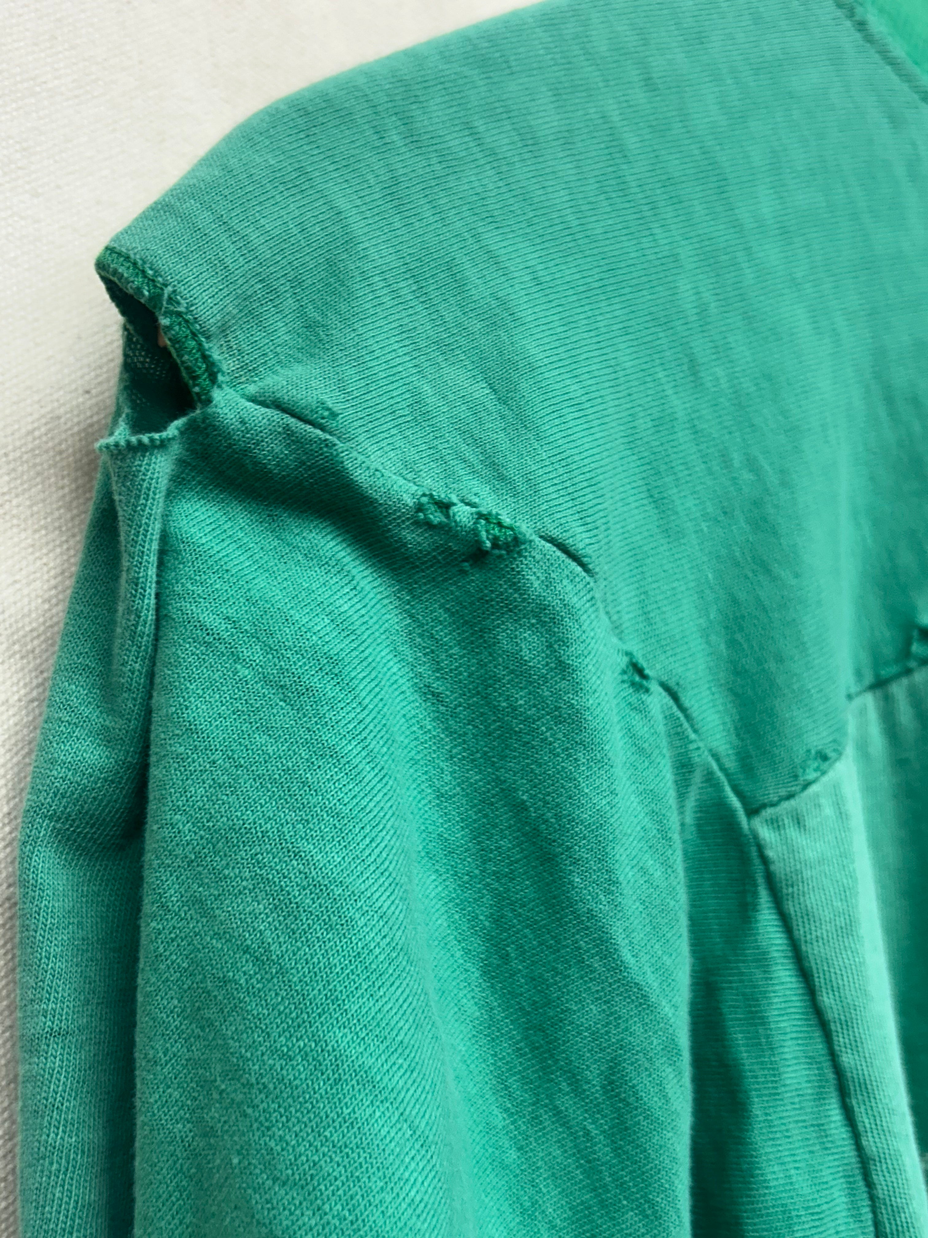 Vintage 1970s Vincennes Lincoln Rack Em Up! Alices Basketball T-Shirt: M