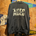 Vintage Nike University of Evansville Purple Aces Basketball Hoodie: L