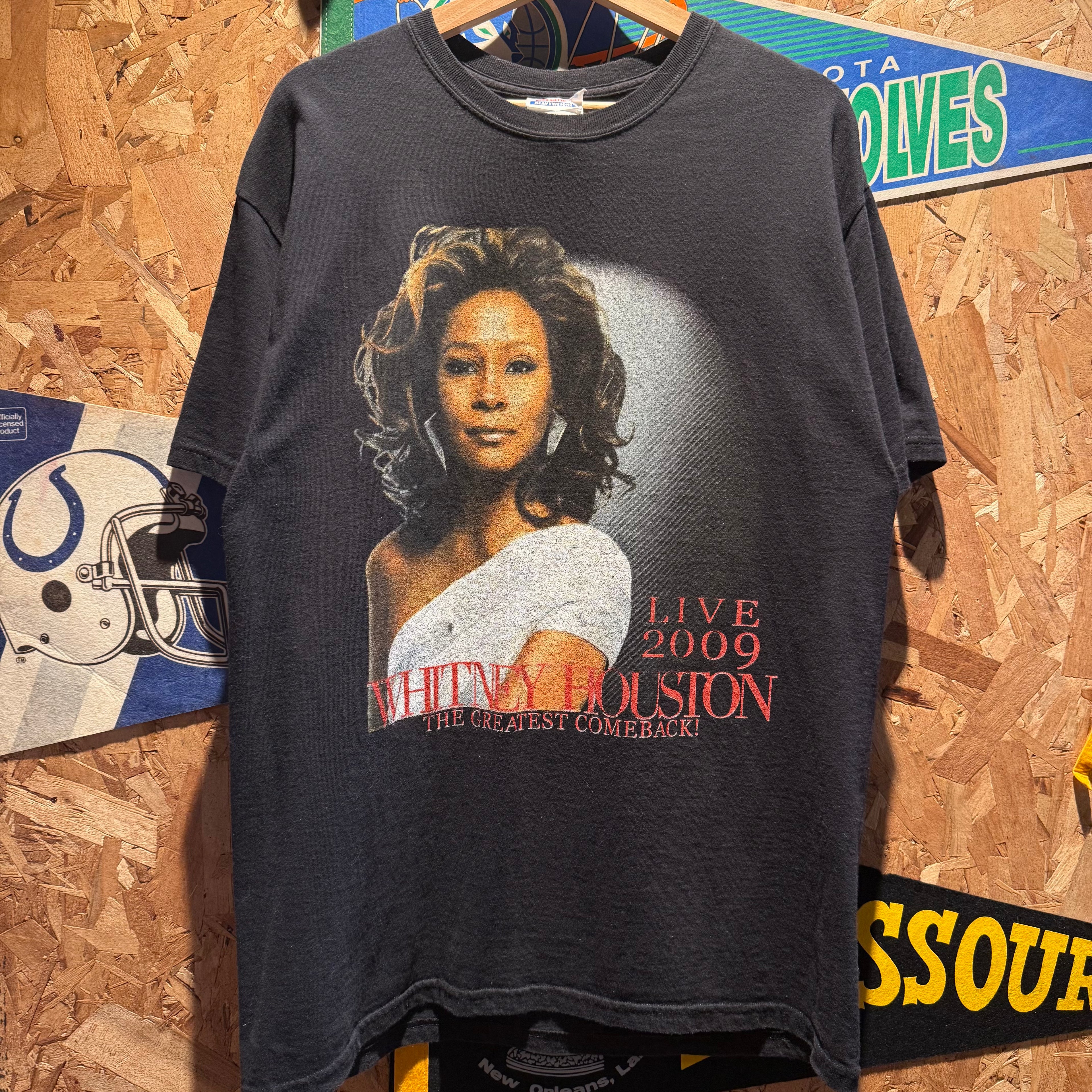 Vintage 2009 Whitney Houston Live T-Shirt: L