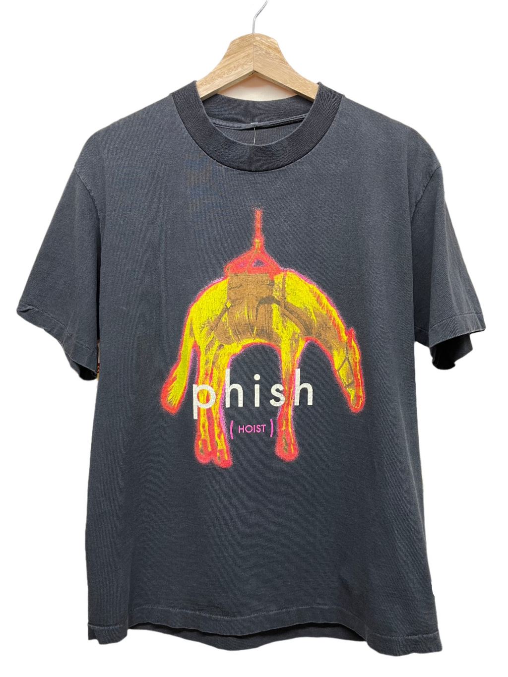 Vintage Phish Hoist Band Concert Tour 1994 Black T-Shirt: Large