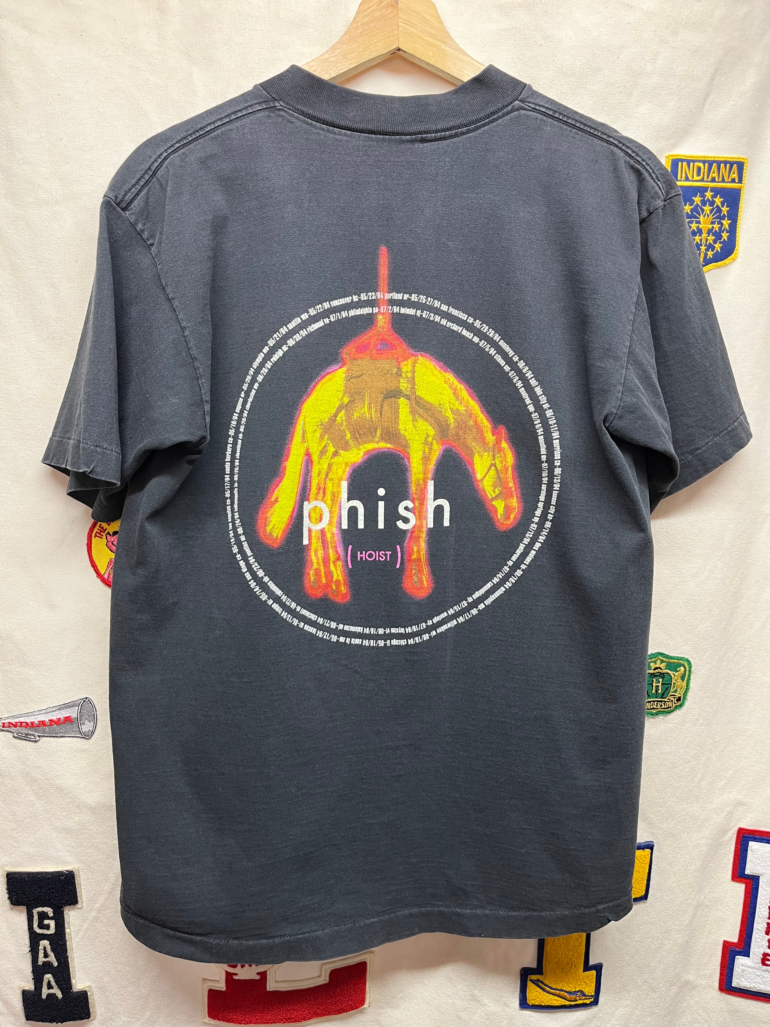 Vintage Phish Hoist Band Concert Tour 1994 Black T-Shirt: Large