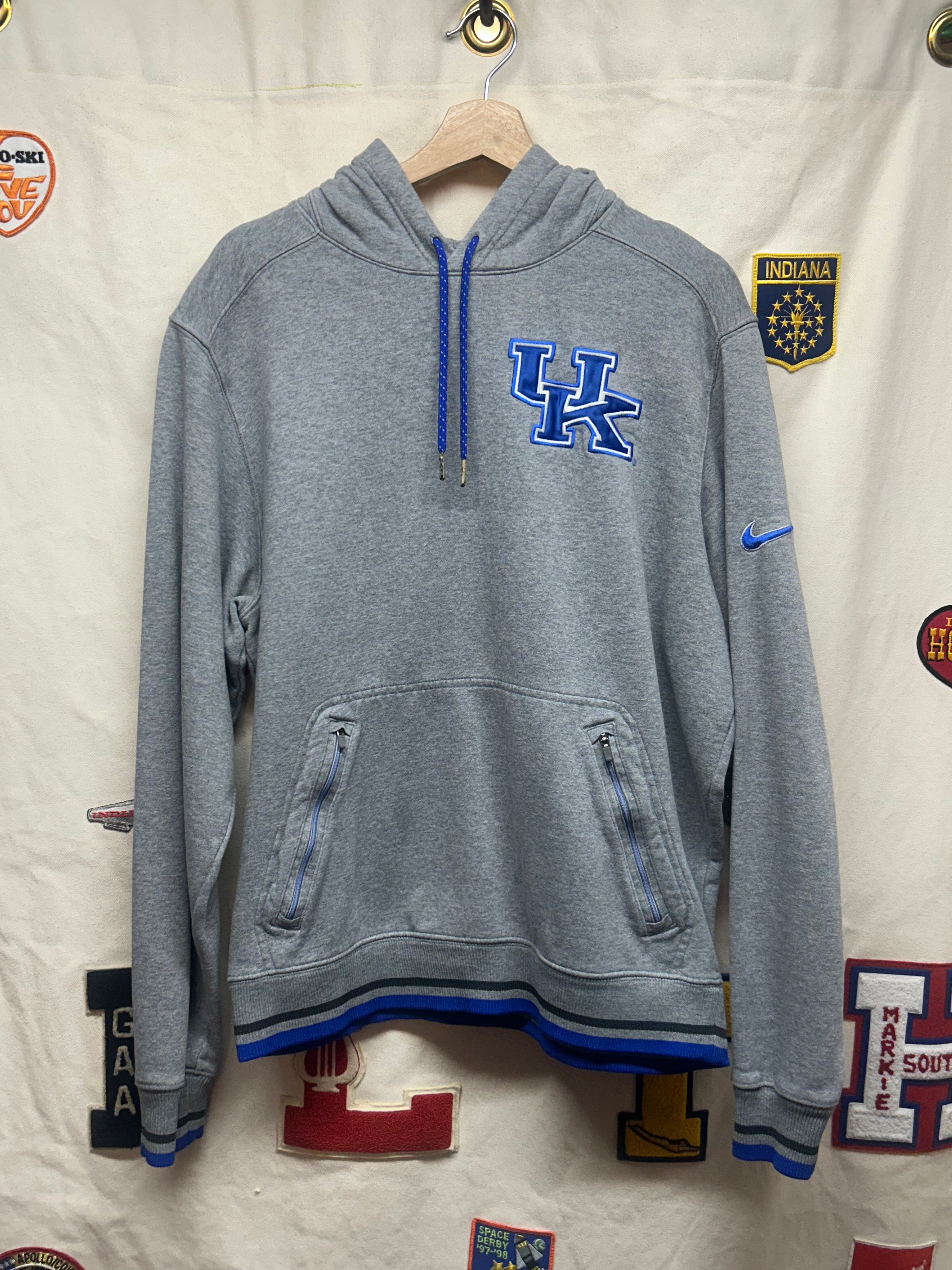 Vintage Uk Nike Elite Wildcats Grey Hoodie: L
