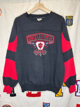 Load image into Gallery viewer, Vintage Indiana University Hoosiers Black Embroidered Crewneck Sweatshirt: Medium
